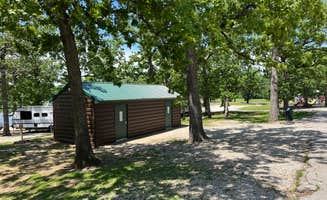 Meghan B.'s photo of a cabin at Gunn Park near Butler, MO