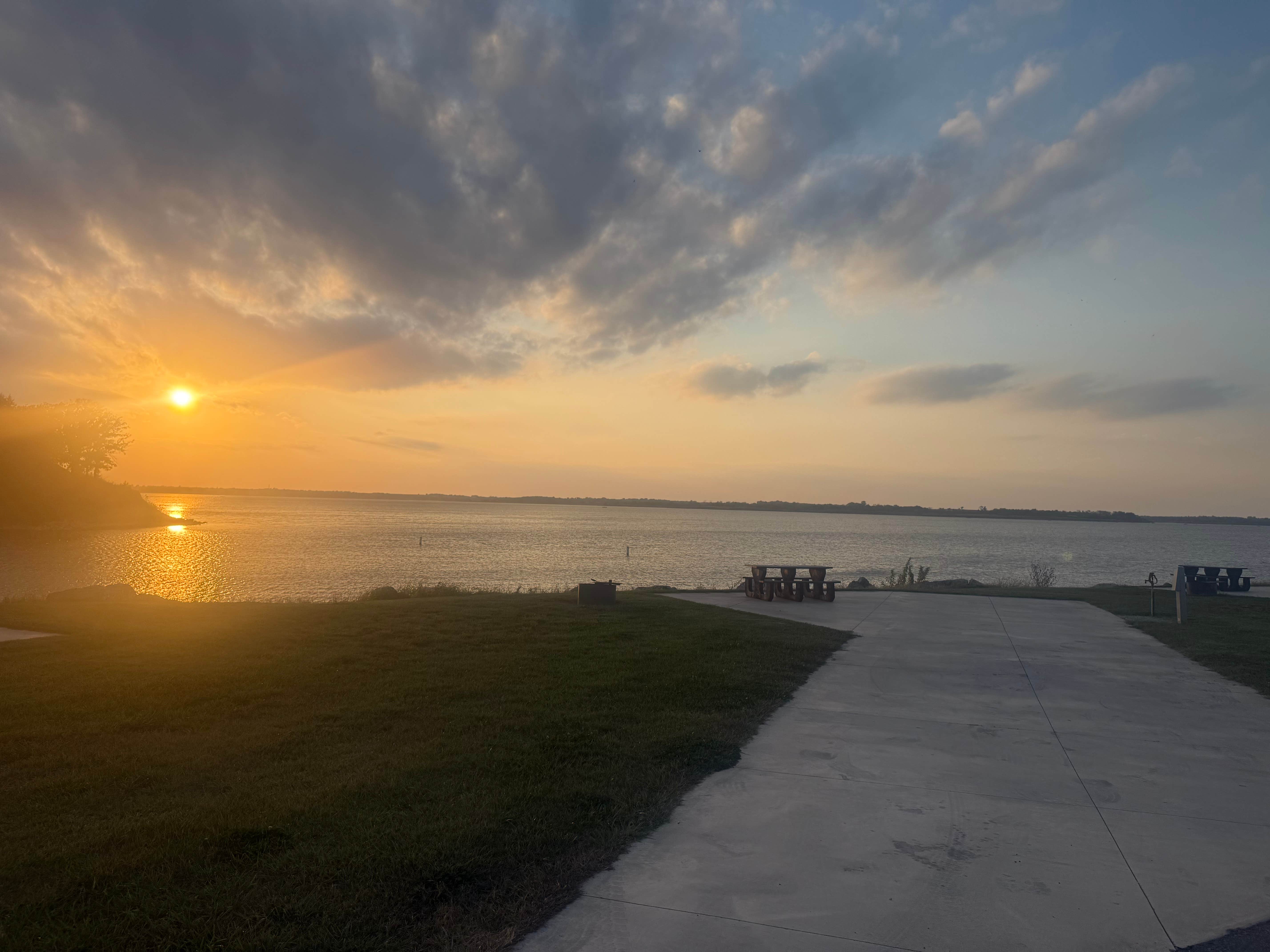 Camper-submitted photo at Cedar Point — Milford State Park near Minneapolis, KS