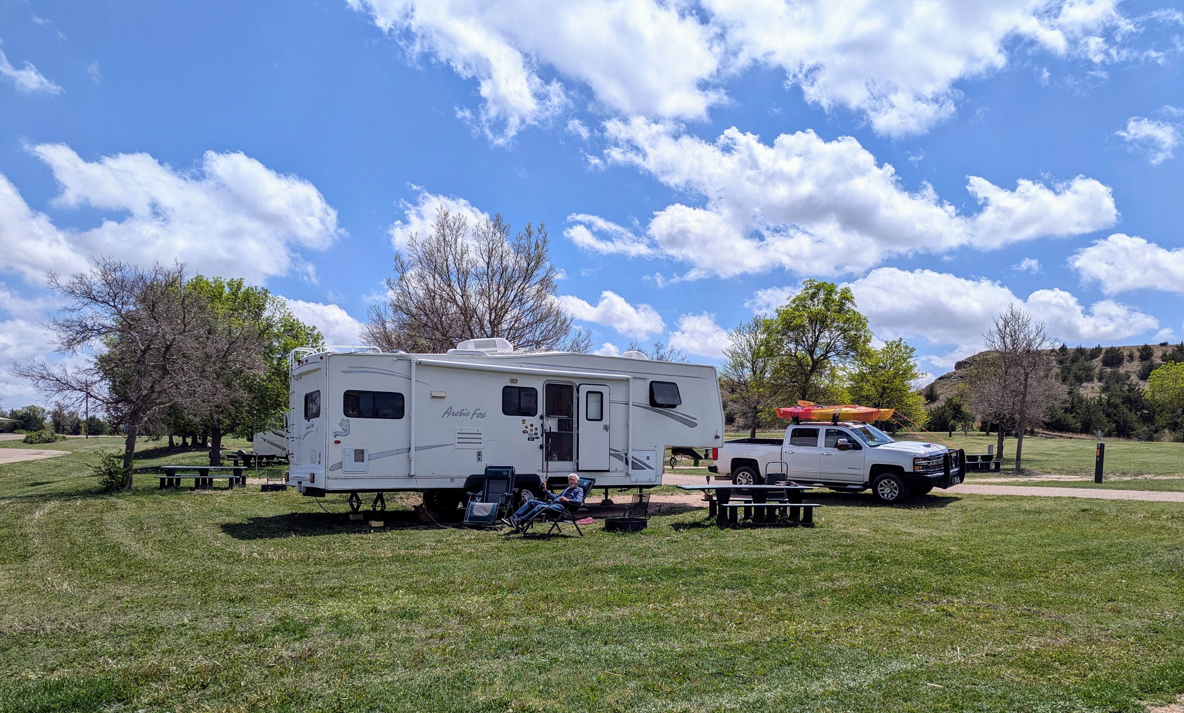 sKenyon's photo of rv camping at Circle Drive — Historic Lake Scott State Park near Scott City, KS