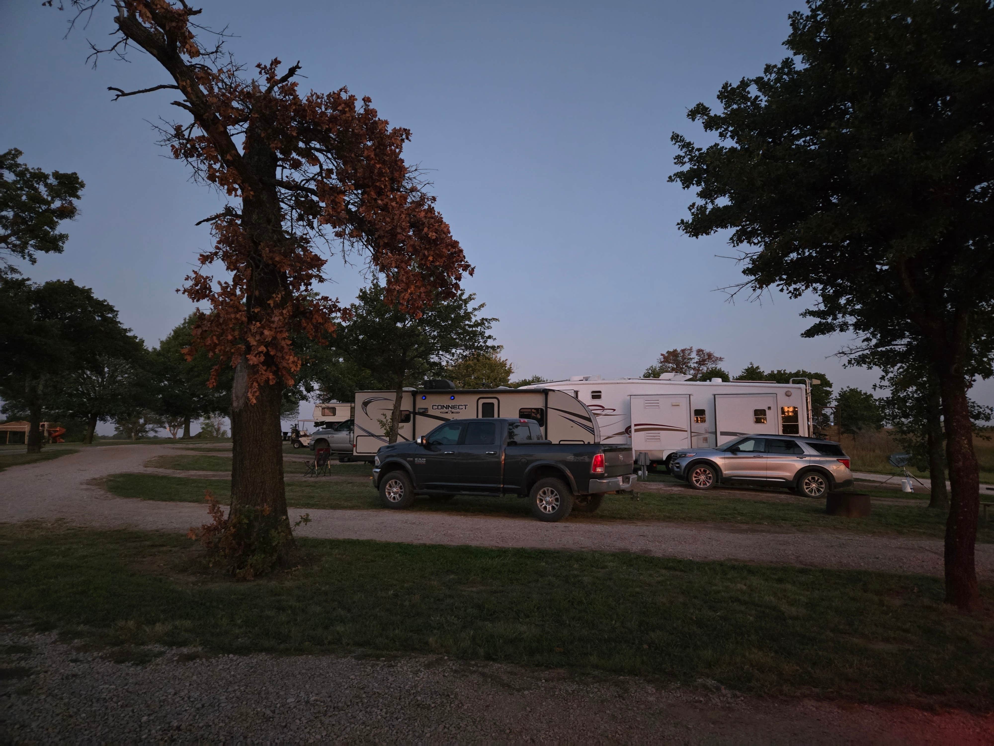 Wendy L.'s photo of rv camping at South Owl Lake near Iola, KS