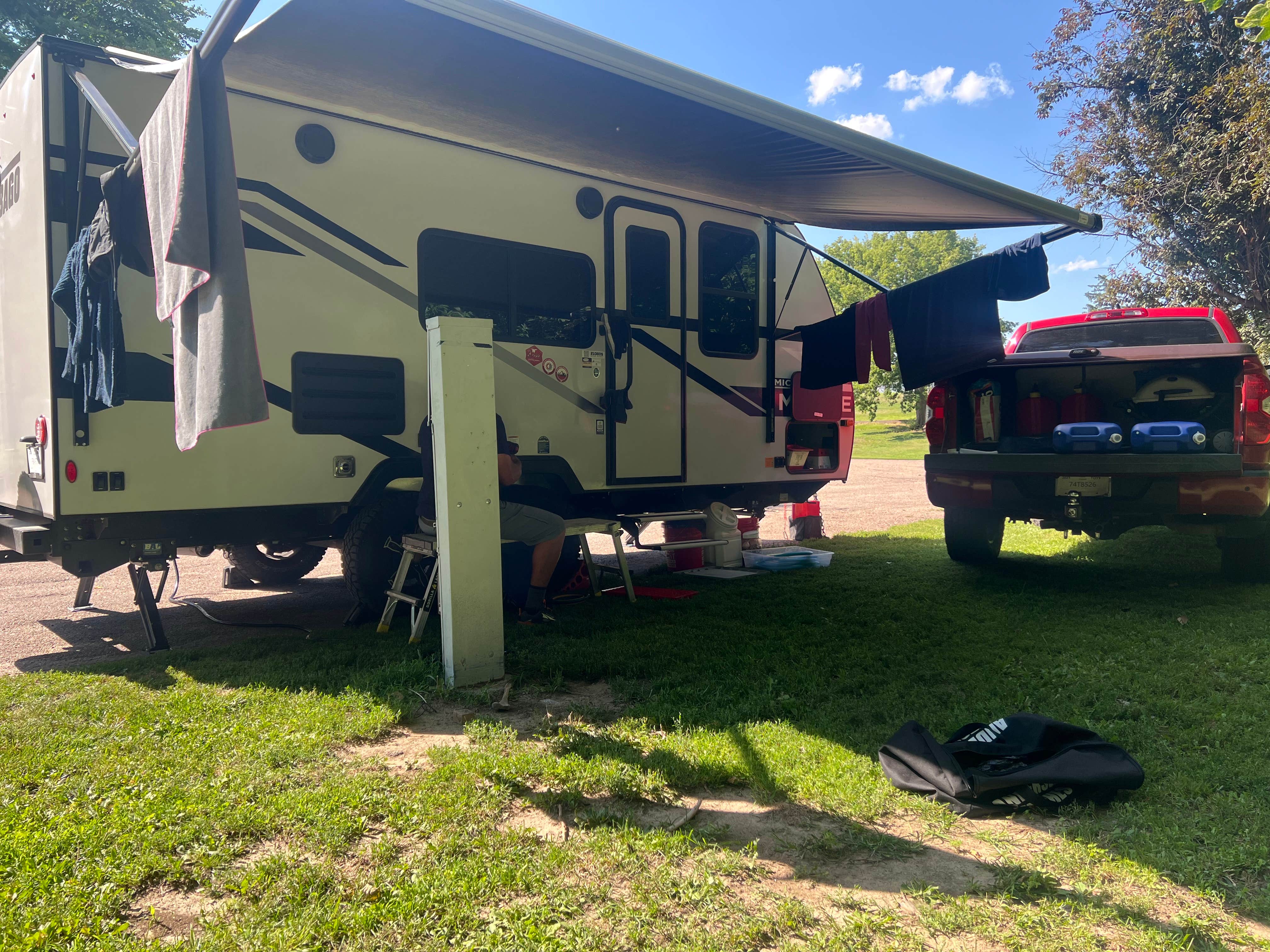 Camping near Mill Park: Karrer Park, McCook, Nebraska