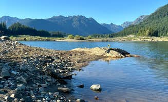 Bre C.'s photo of a dispersed camping area at Keechelus Lake near Cle Elum, WA