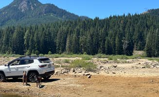 Bre C.'s photo of camping with pets at Keechelus Lake near Easton, WA