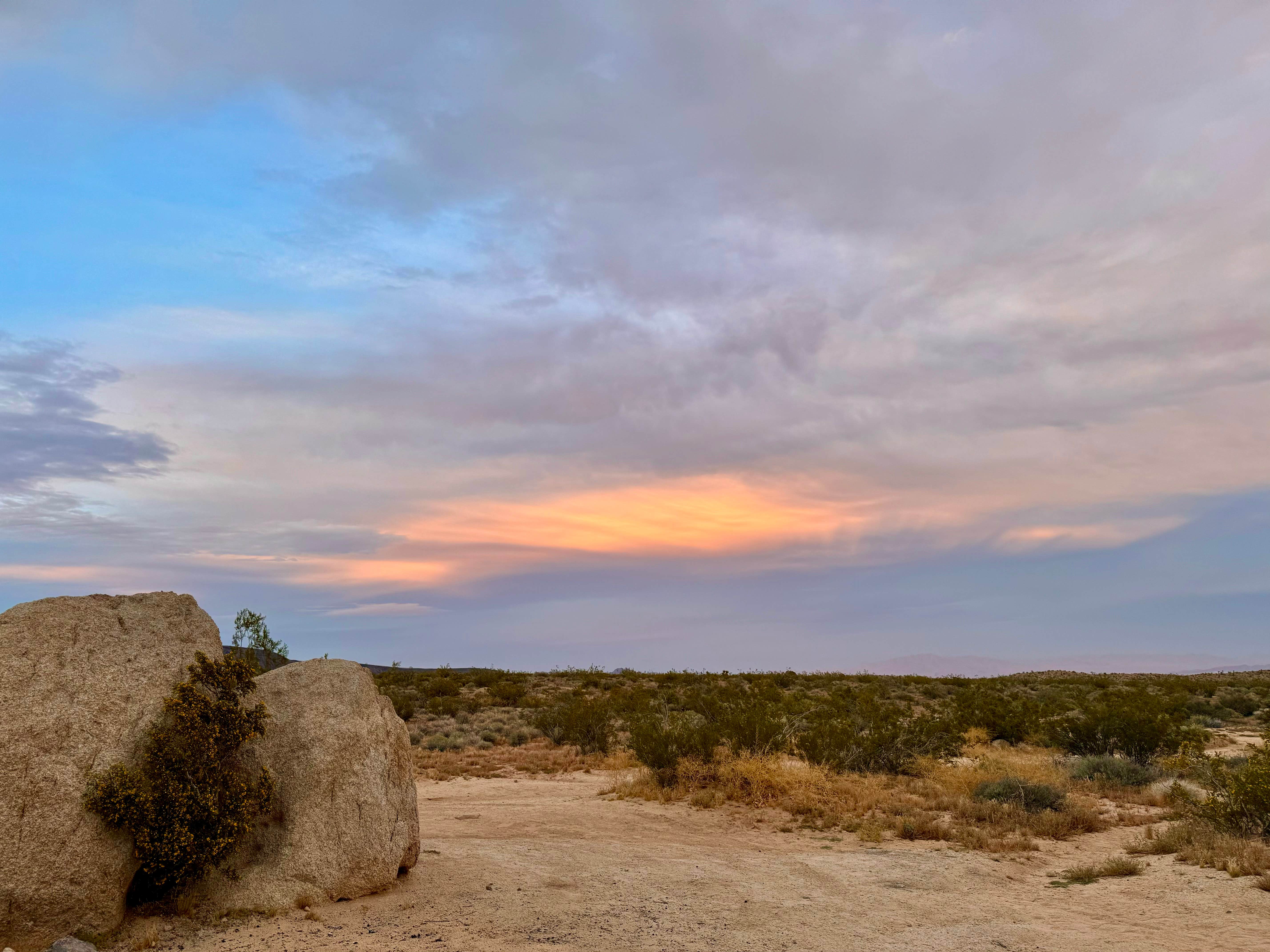 Josee D.'s photo of a dispersed camping area at Kelbaker Boulders Dispersed — Mojave National Preserve near Amboy, CA
