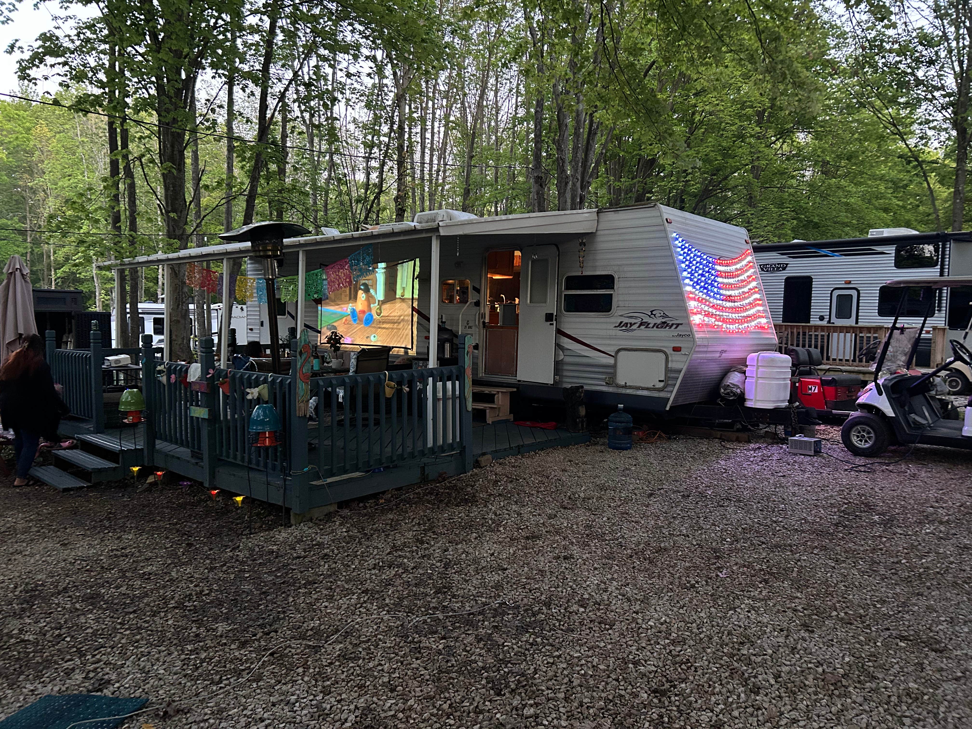Camper-submitted photo at Kenisee's Grand River Campground near Perry, OH