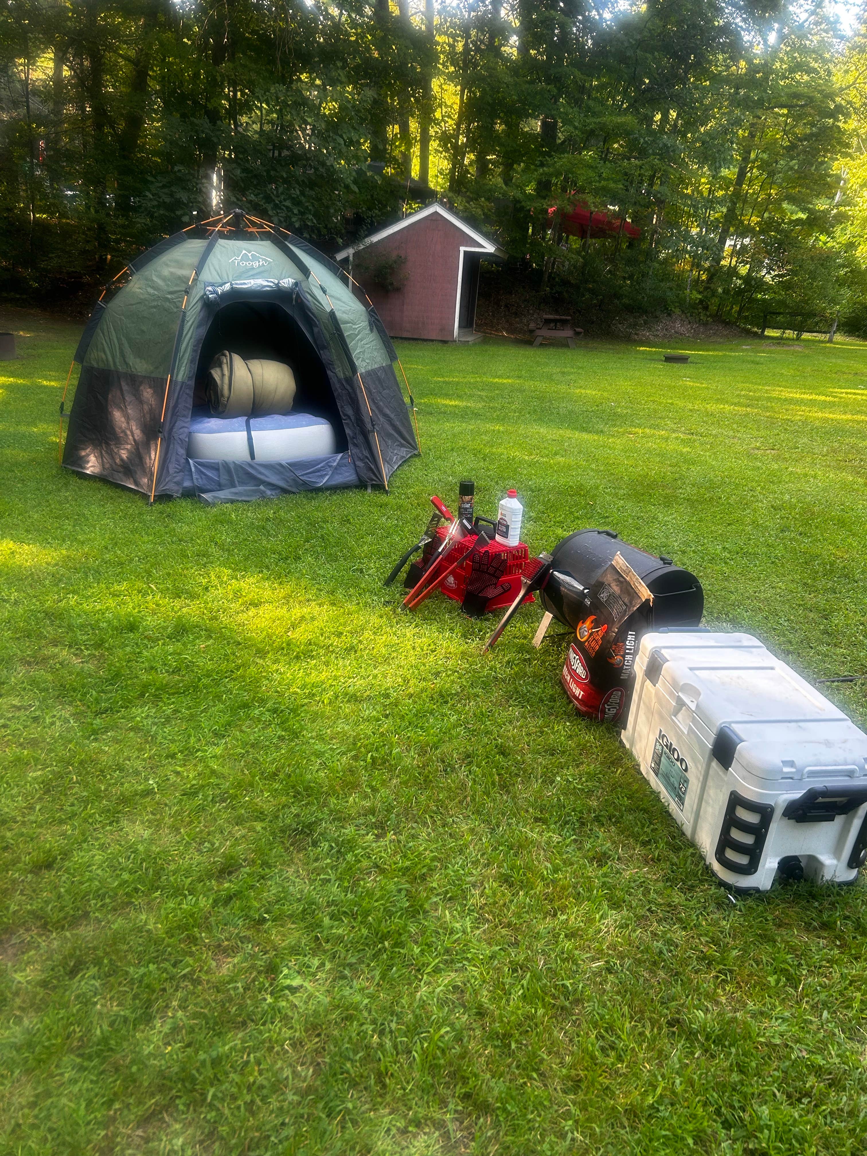 Camper-submitted photo at Kenolie Village Campground near West Chesterfield, NH