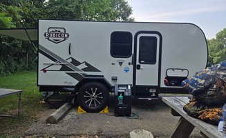 Joshua R.'s photo of rv camping at Grayson Lake State Park Campground near Auxier, KY