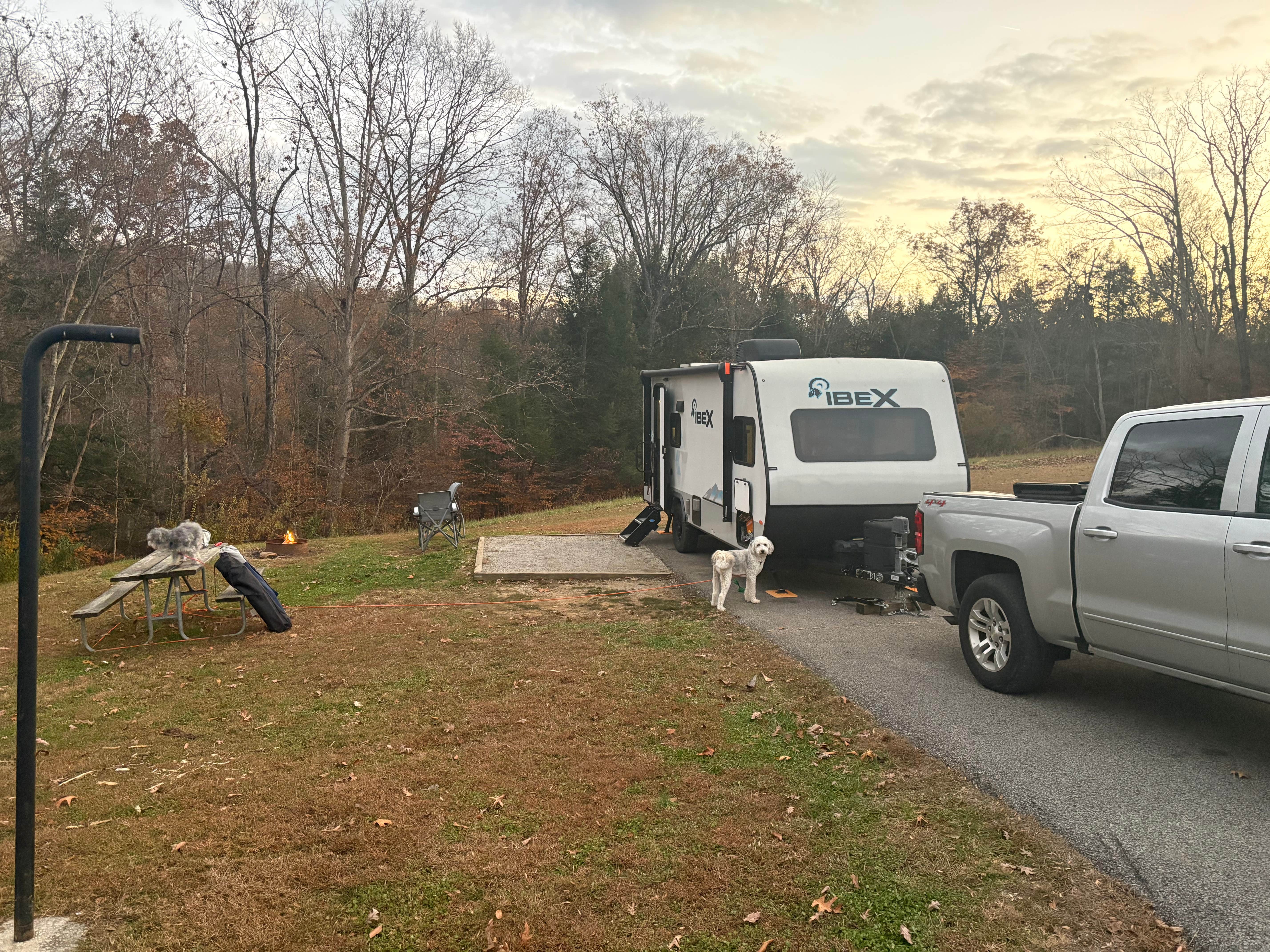 Todd C.'s photo of camping with pets at Grayson Lake State Park Campground near Grayson Lake