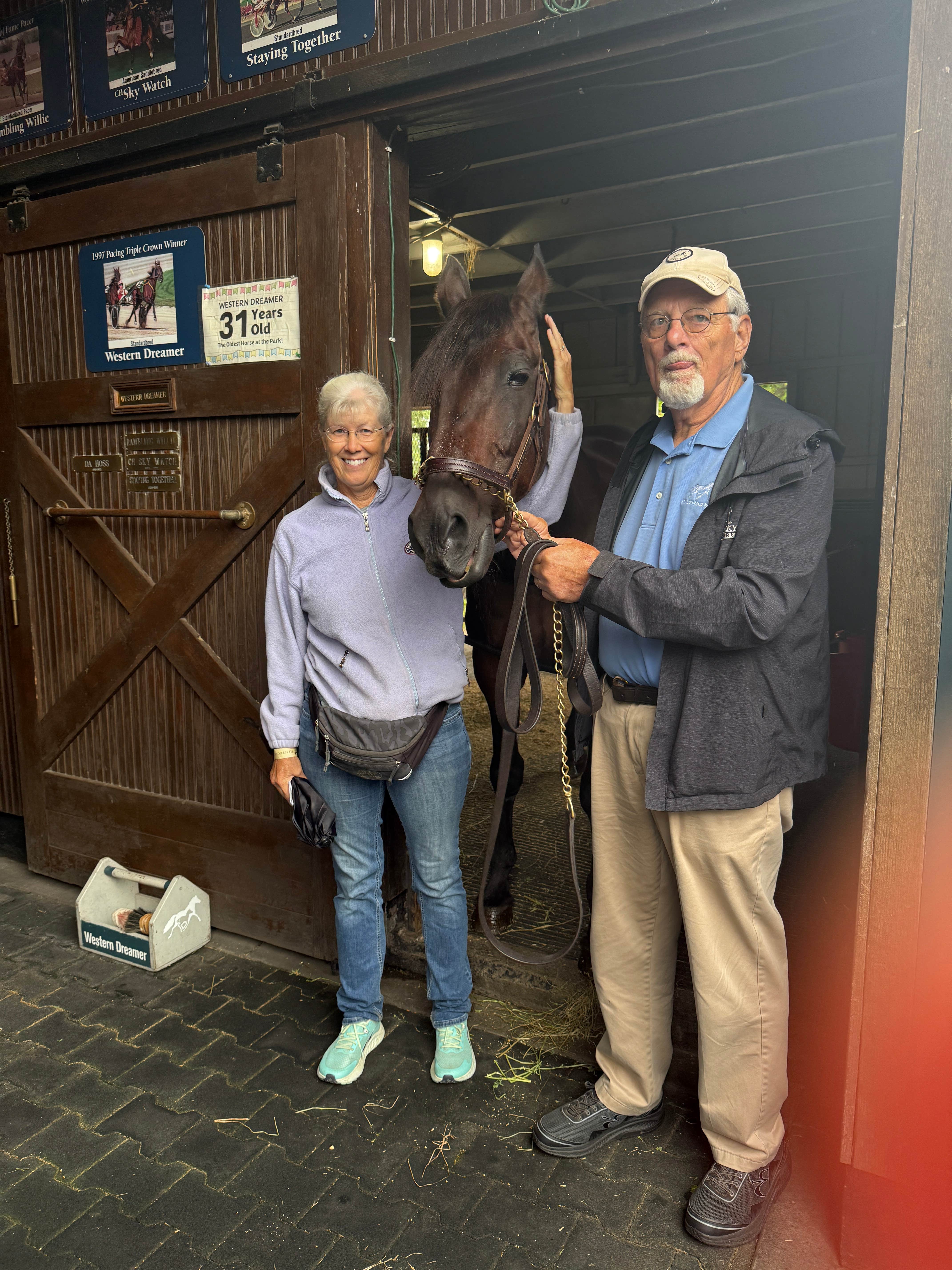 Lisa M.'s photo of camping with a horse at Kentucky Horse Park Campground near Lexington, KY