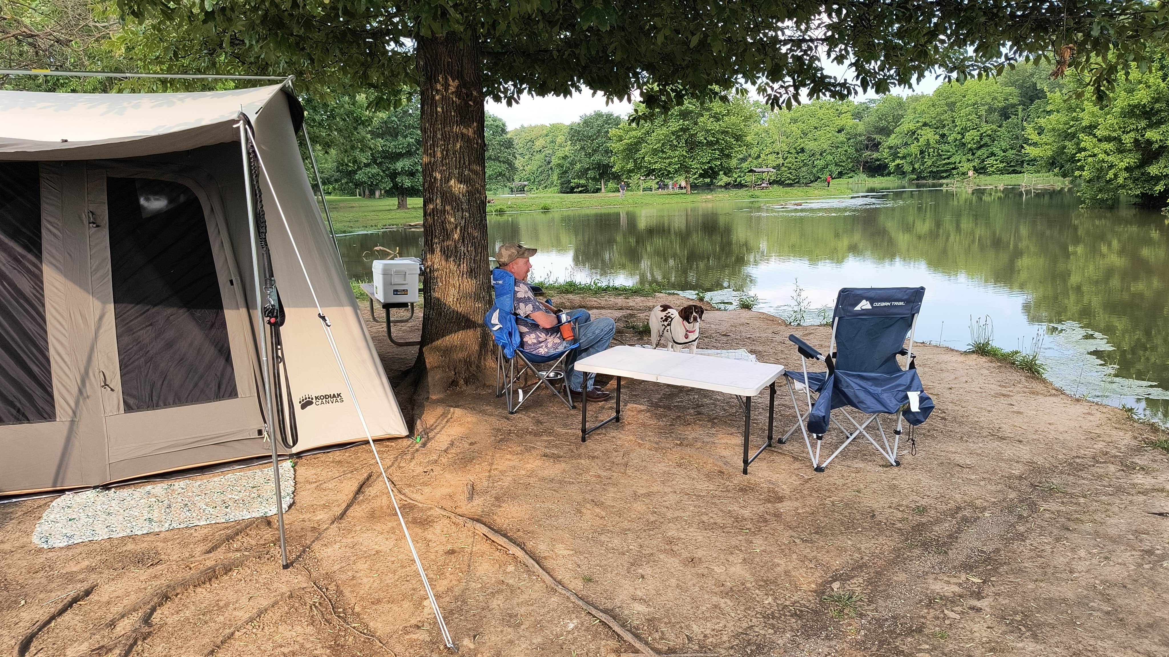 Pj F.'s photo of camping with pets at Lake Shelby Campground near Prospect, KY