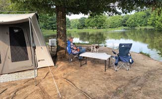 Pj F.'s photo of camping with pets at Lake Shelby Campground near Fairdale, KY