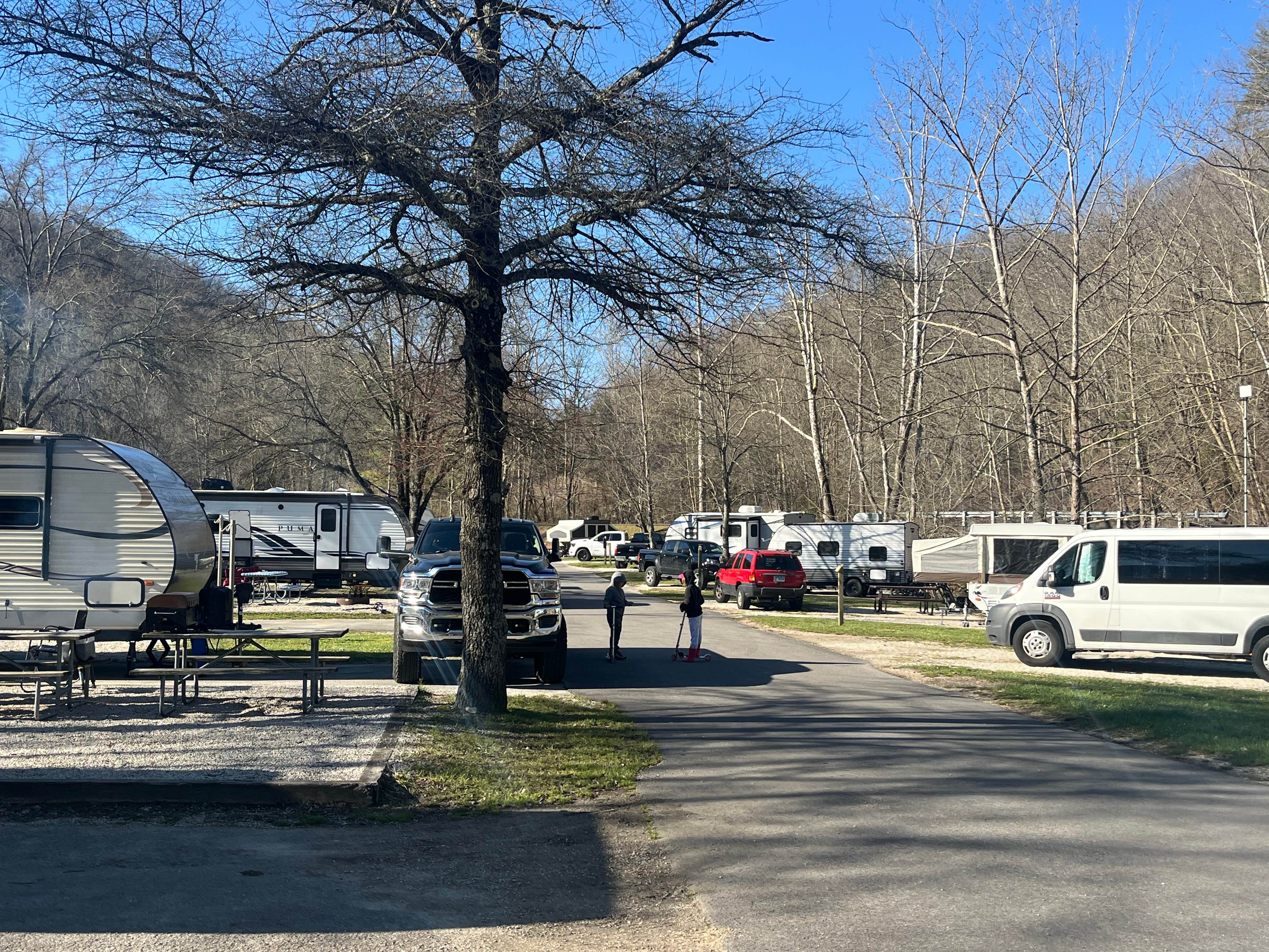 Jeremy K.'s photo of rv camping at Middle Fork Campground — Natural Bridge State Resort Park near Campton, KY