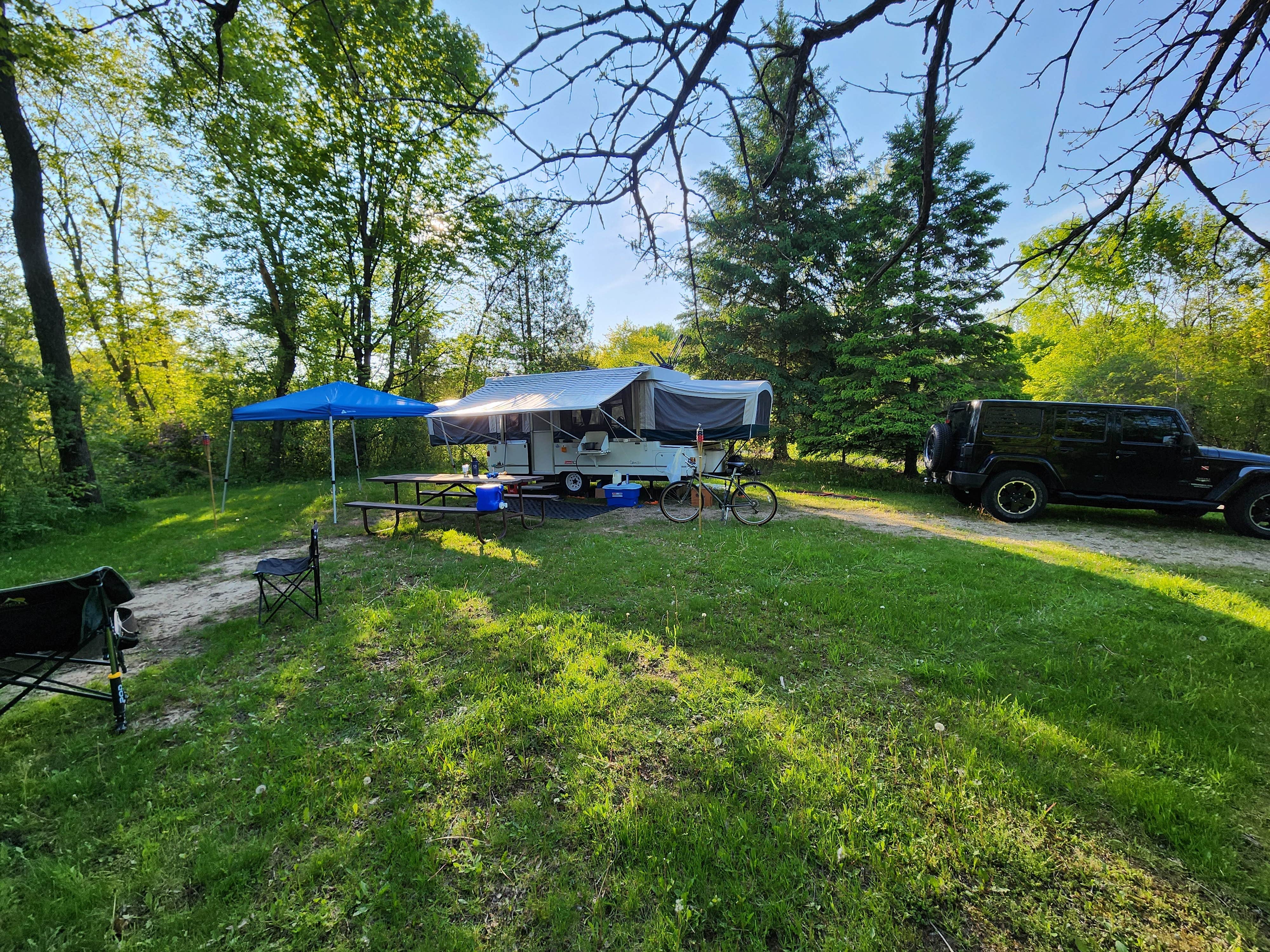 Camper-submitted photo at Long Lake Campground — Kettle Moraine State Forest-Northern Unit-Iansr near Malone, WI