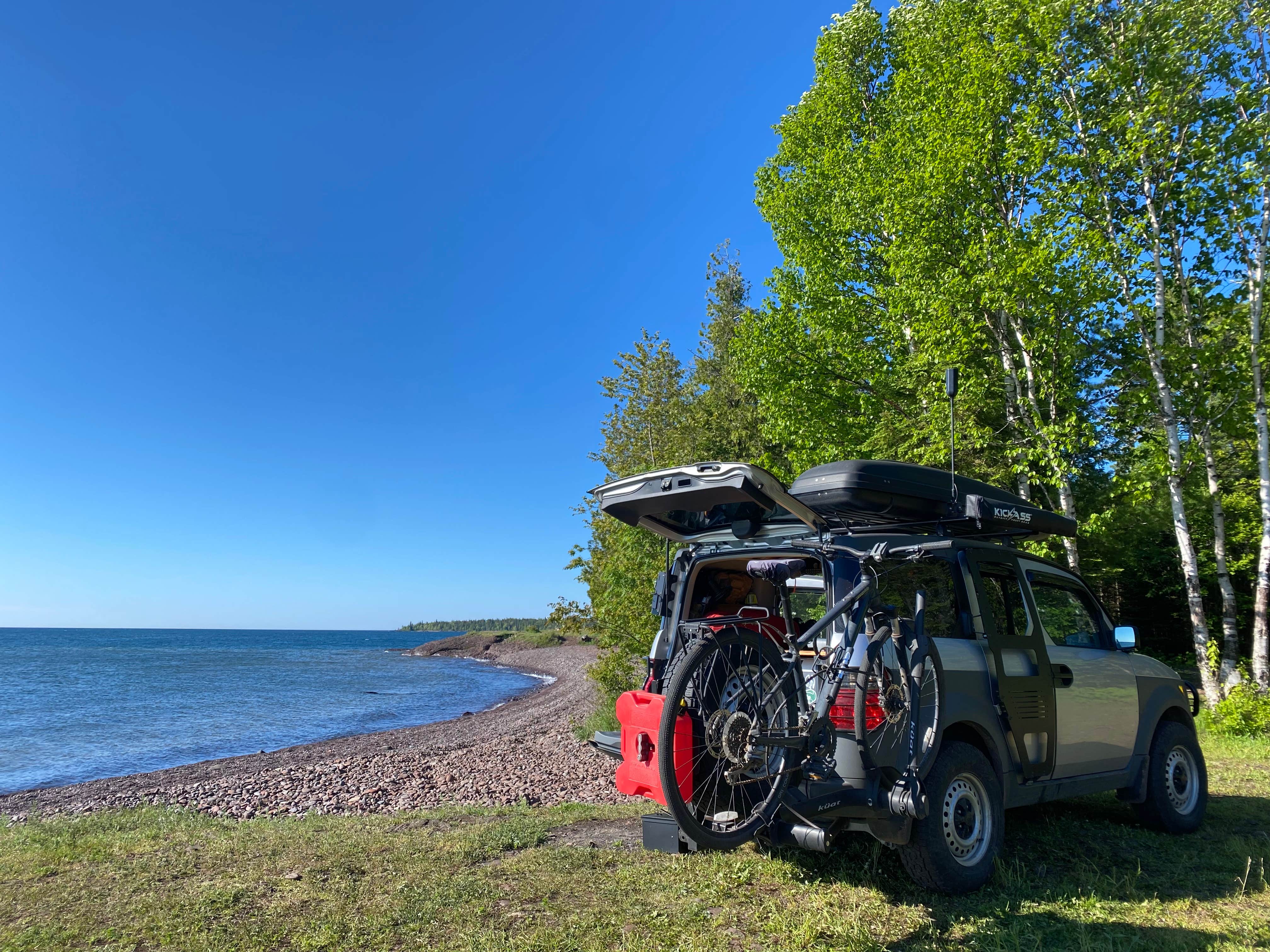 Camper-submitted photo at Keweenaw Peninsula High Rock Bay near Copper Harbor, MI