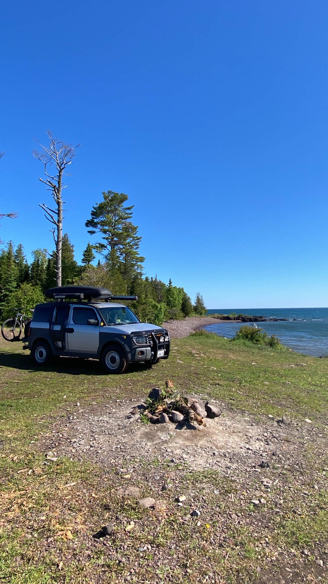 Camper-submitted photo at Keweenaw Peninsula High Rock Bay near Copper Harbor, MI