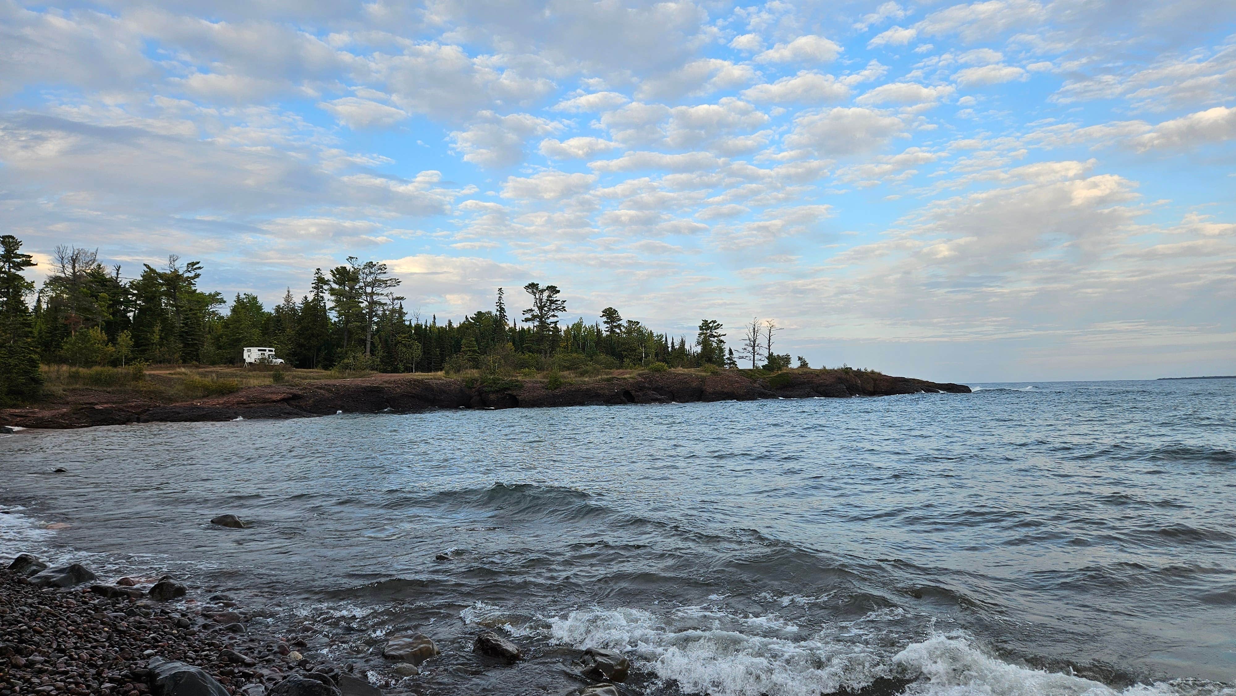 Camper-submitted photo at Keweenaw Peninsula High Rock Bay near Copper Harbor, MI