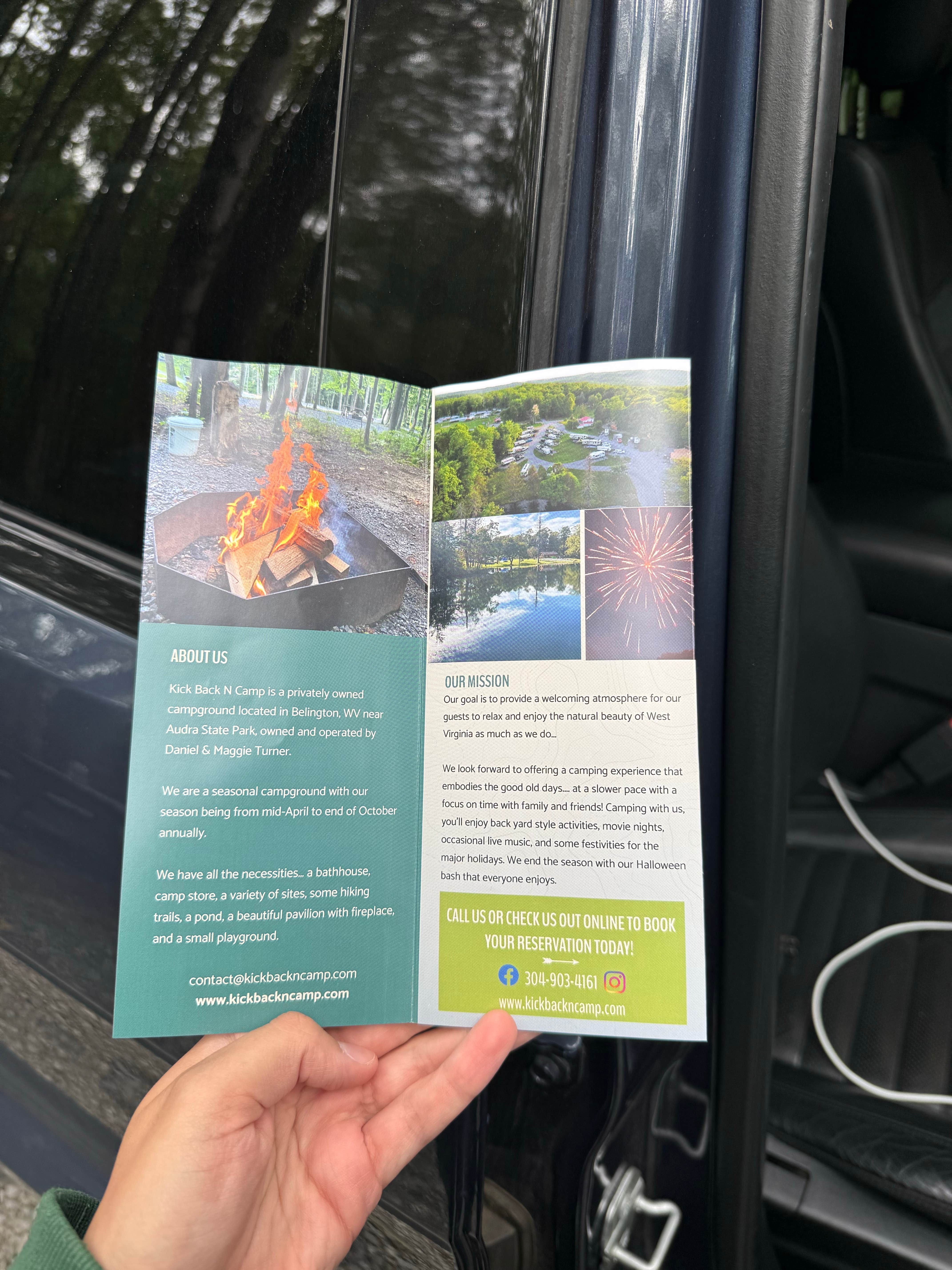 Camping near Misty Mountain Primitive Camping: Kick Back n Camp, Belington, West Virginia