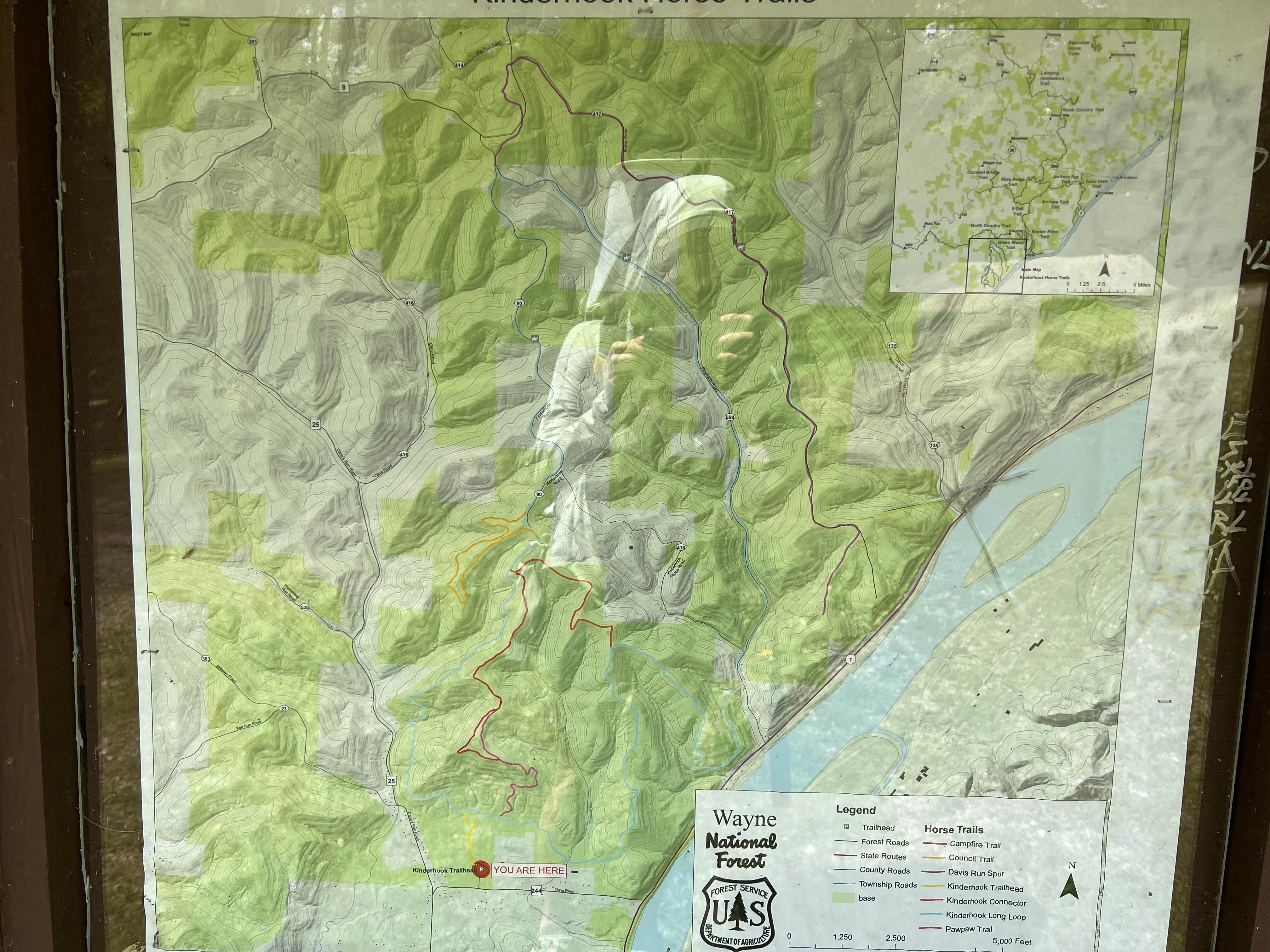 Camper-submitted photo at Kinderhook Horse Trail near Clifton, OH