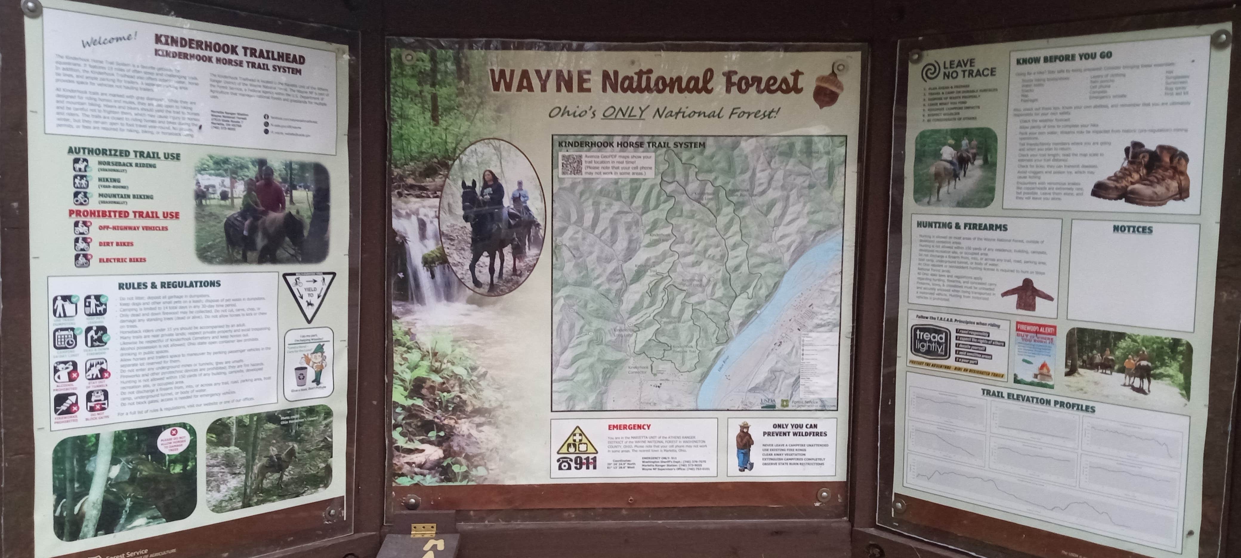 Amanda U.'s photo of camping with a horse at Kinderhook Trailhead near Clifton, OH