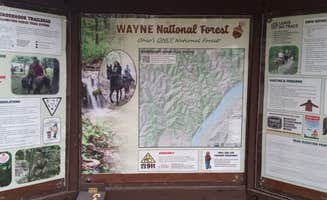 Amanda U.'s photo of camping with a horse at Kinderhook Trailhead near Cambridge, OH