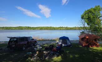 Sayler O.'s photo of tent camping at King Lake Conservation Area near Lawson, MO