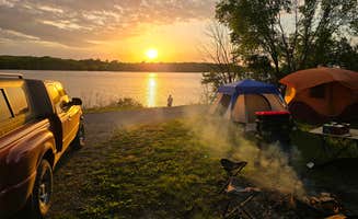 Sayler O.'s photo of tent camping at King Lake Conservation Area near Cameron, MO