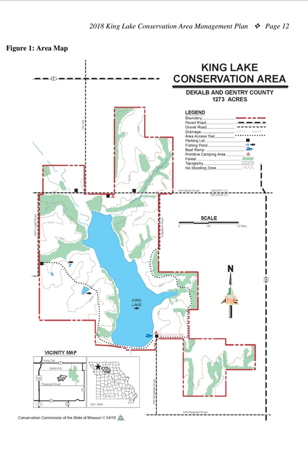 Camping near Pony Express Lake Conservation Area: King Lake Conservation Area, Cameron, Missouri