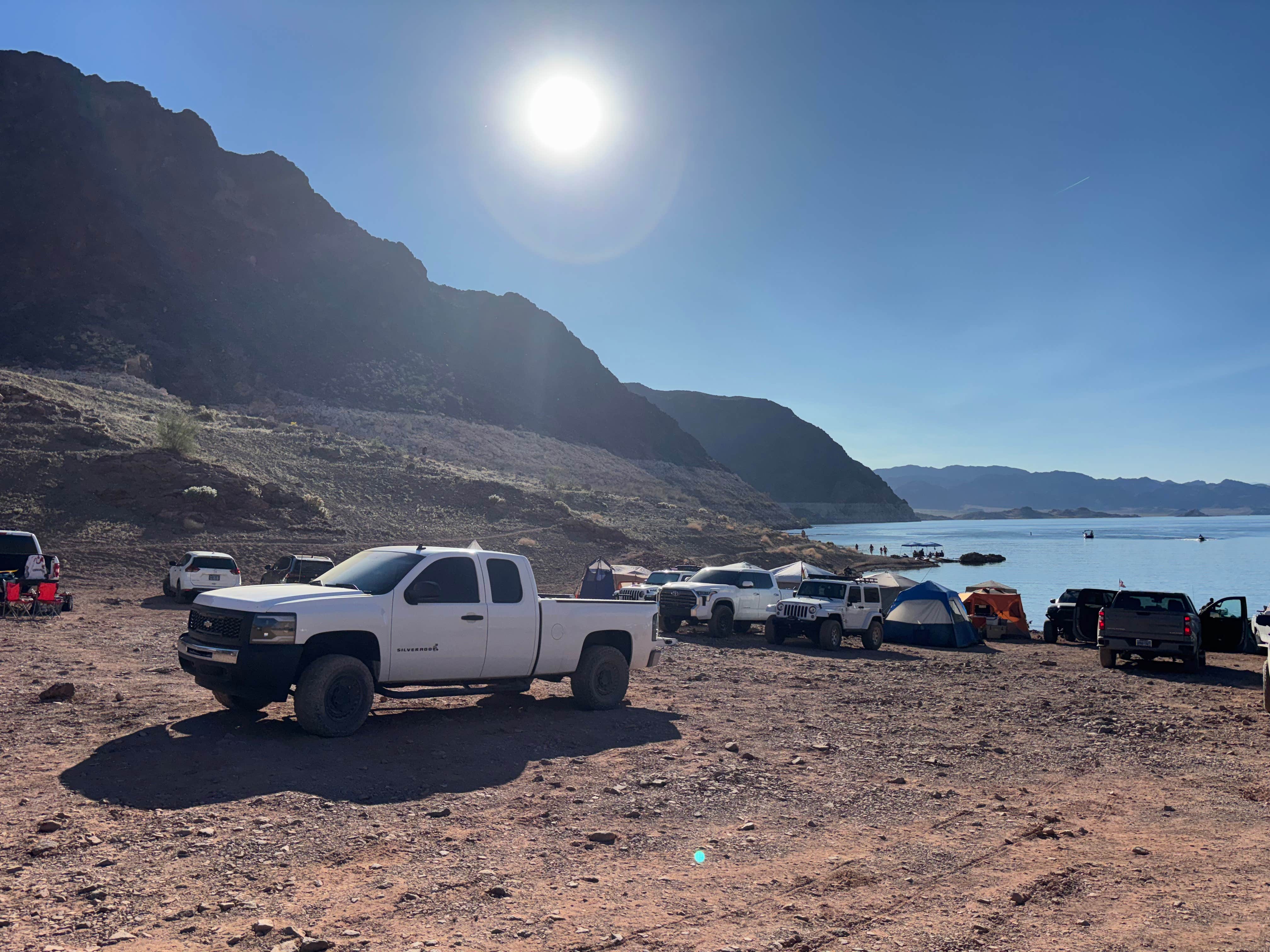 Michael C.'s photo of a dispersed camping area at Kingman Wash — Lake Mead National Recreation Area near Temple Bar Marina, AZ