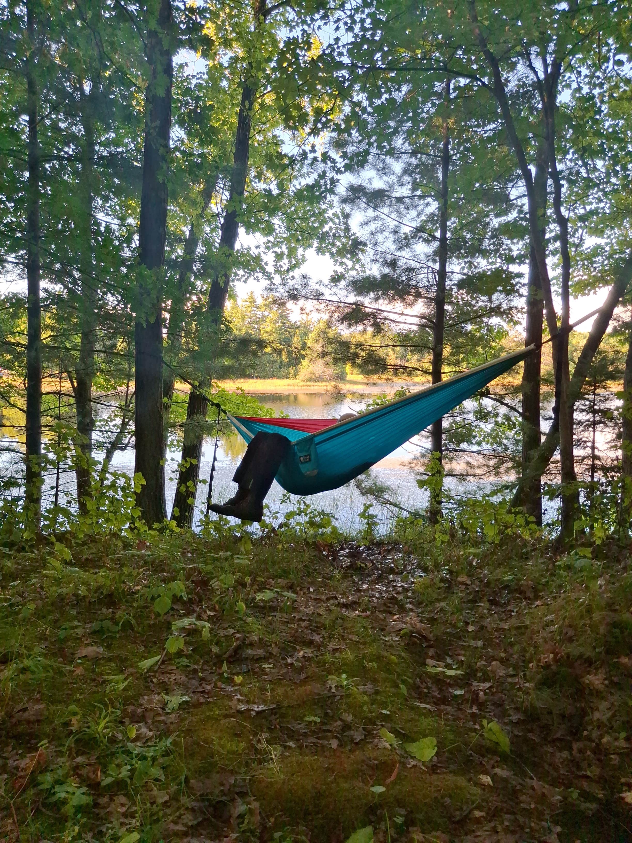Camper-submitted photo at Kirby Lake Primitive Campsite near Colfax, WI