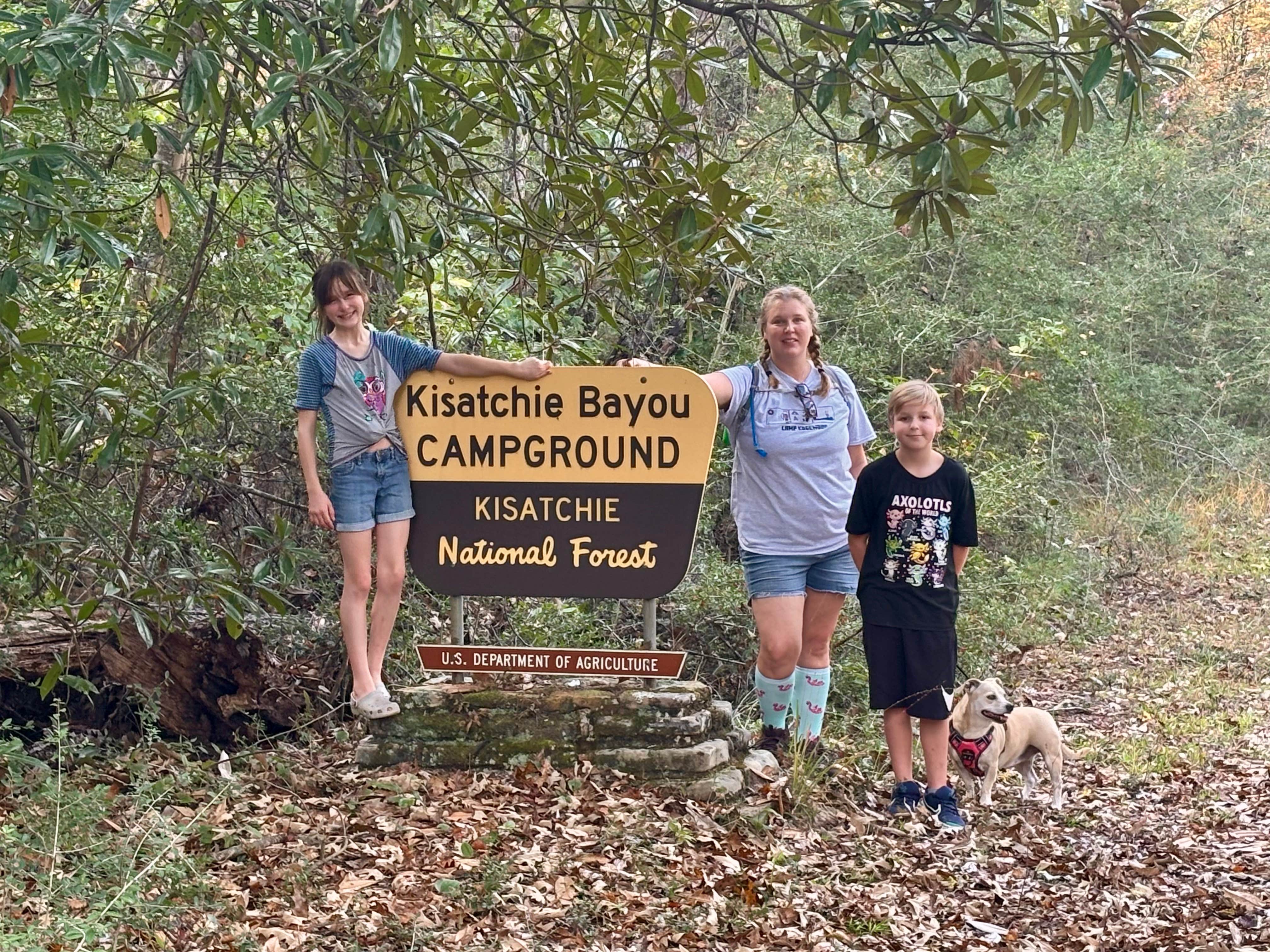 Marcie P.'s photo of camping with pets at Kisatchie Bayou NF Campground - Temporarily Closed near Bentley, LA