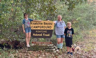 Marcie P.'s photo of camping with pets at Kisatchie Bayou NF Campground - Temporarily Closed near Hemphill, TX