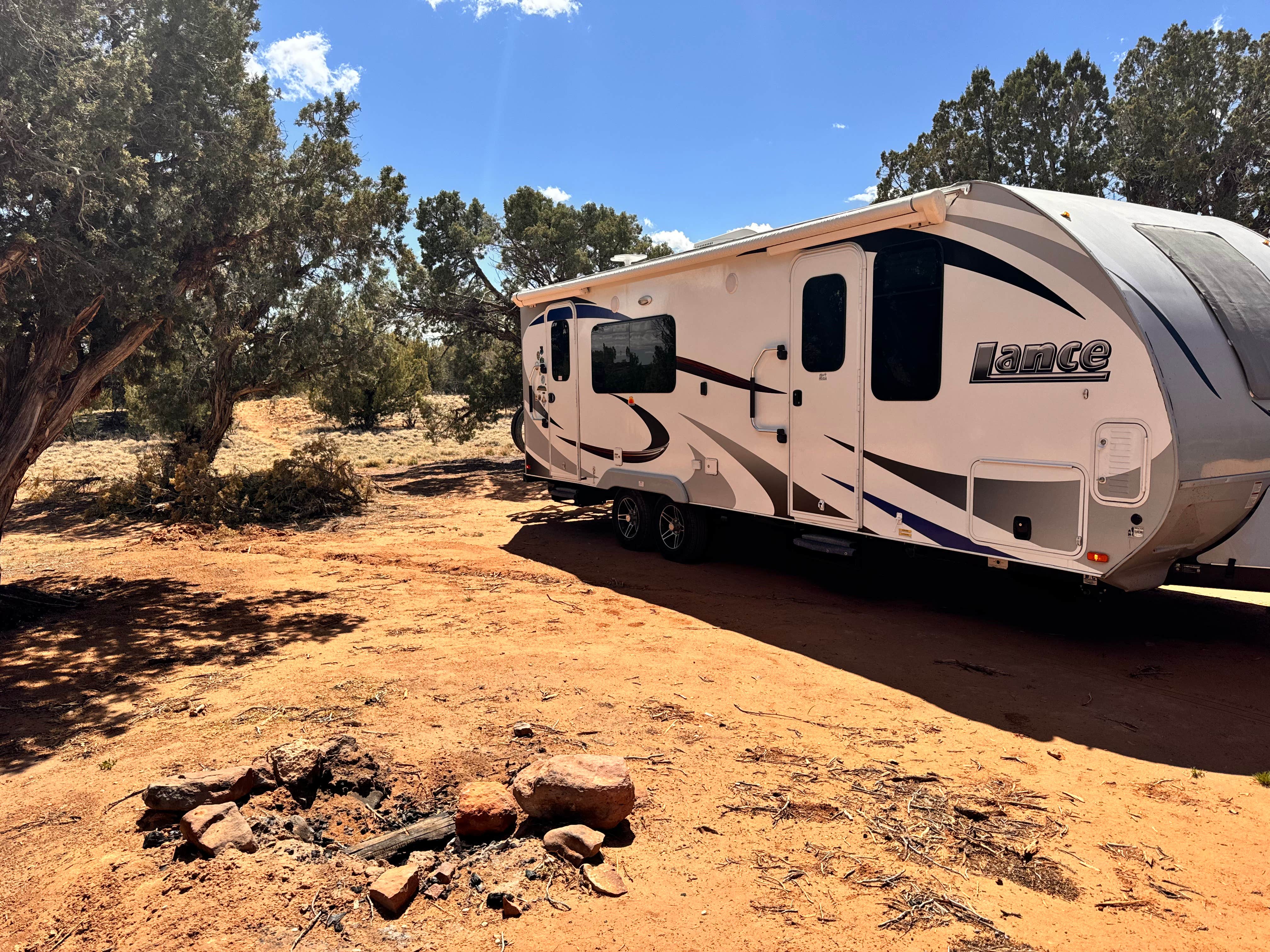 Camping near Seaman Wash Dispersed: Kitchen Corral Wash Dispersed Site, Big Water, Utah