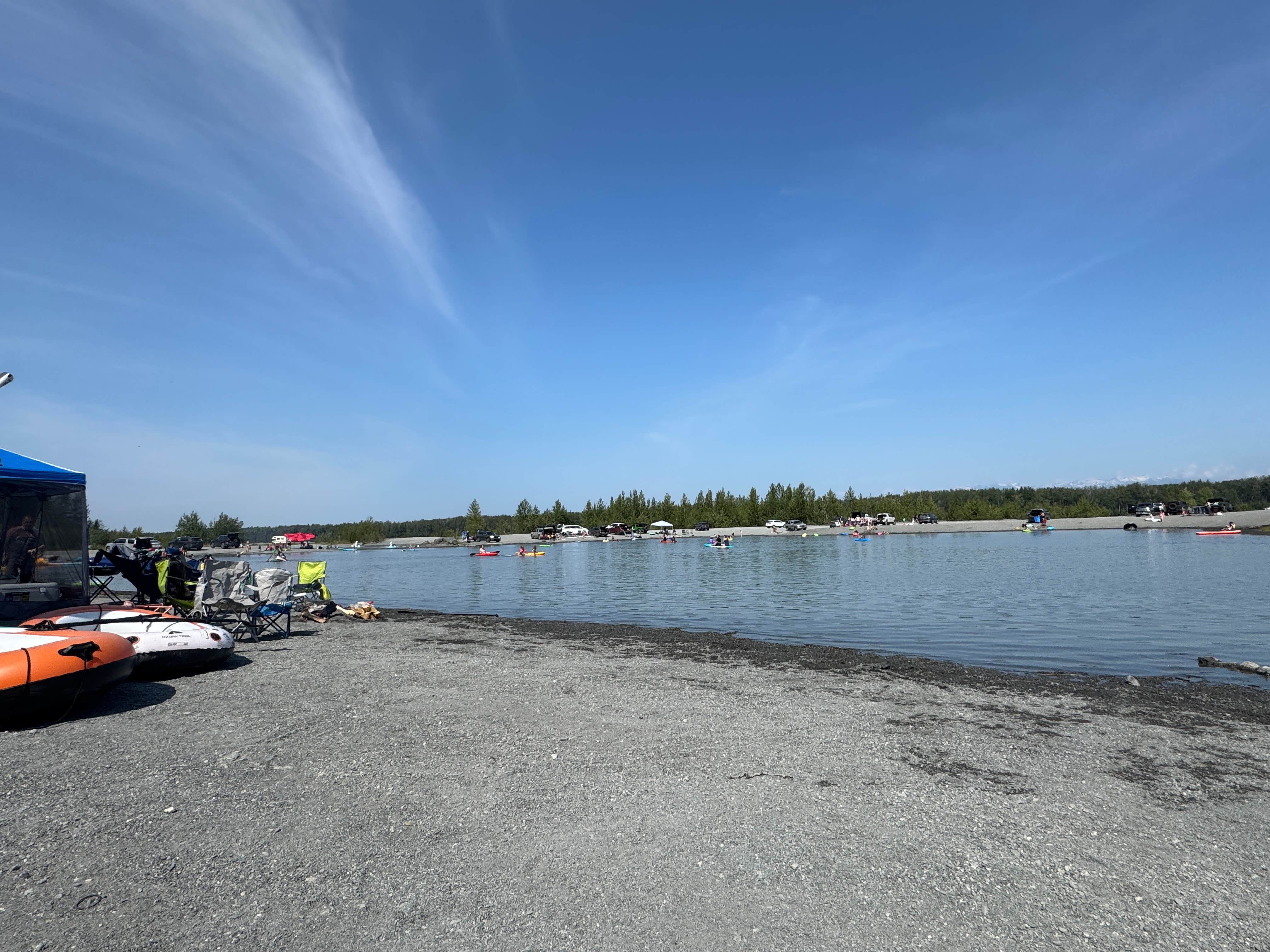 Camping near Ruth Arcand Park: Knik river, Palmer, Alaska
