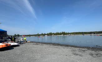 lynn K.'s photo of a dispersed camping area at Knik river near Wasilla, AK