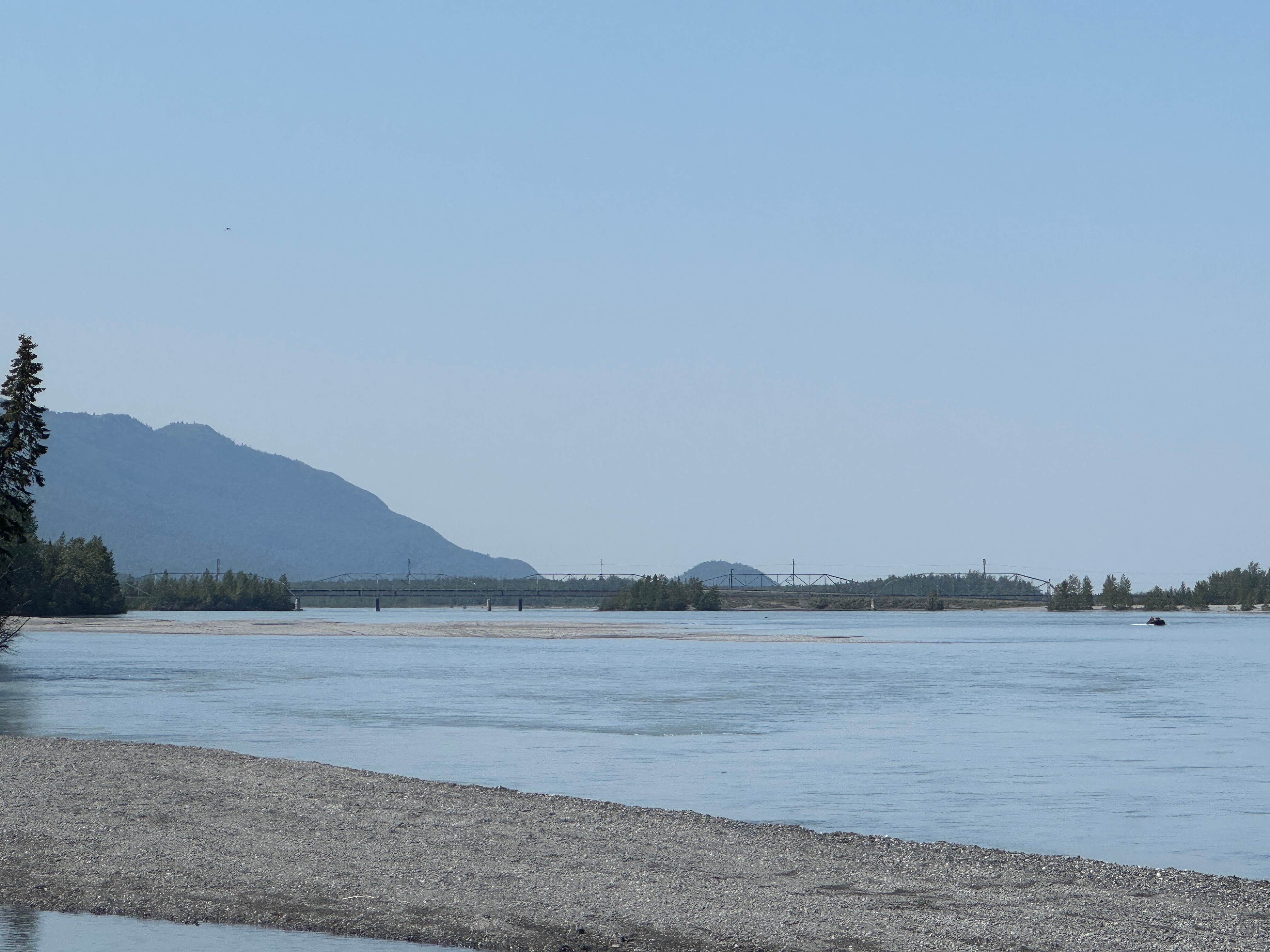 Camper-submitted photo at Knik river near Indian, AK