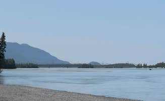 lynn K.'s photo of a dispersed camping area at Knik river in Alaska