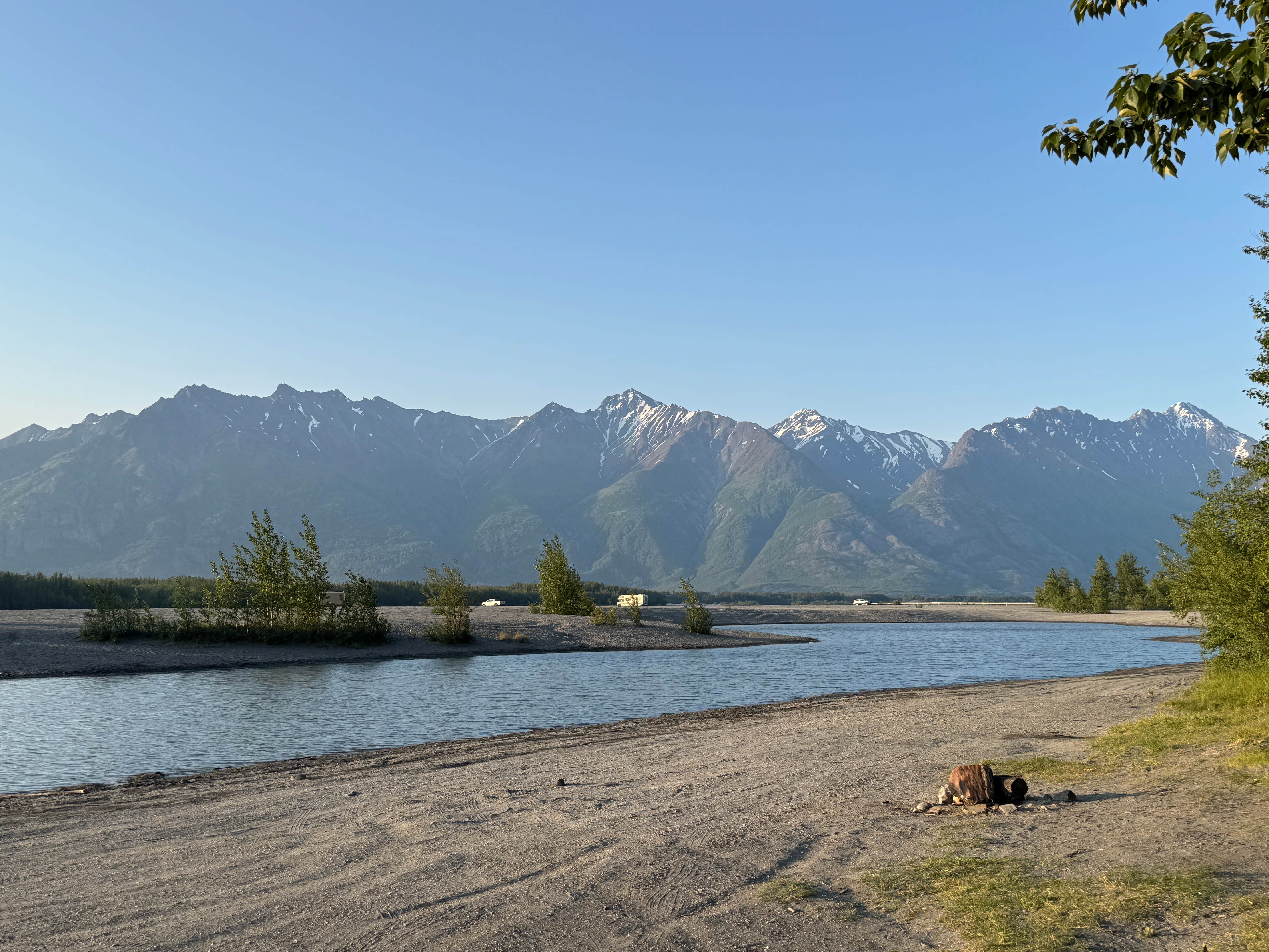 Camper-submitted photo at Knik river near Indian, AK