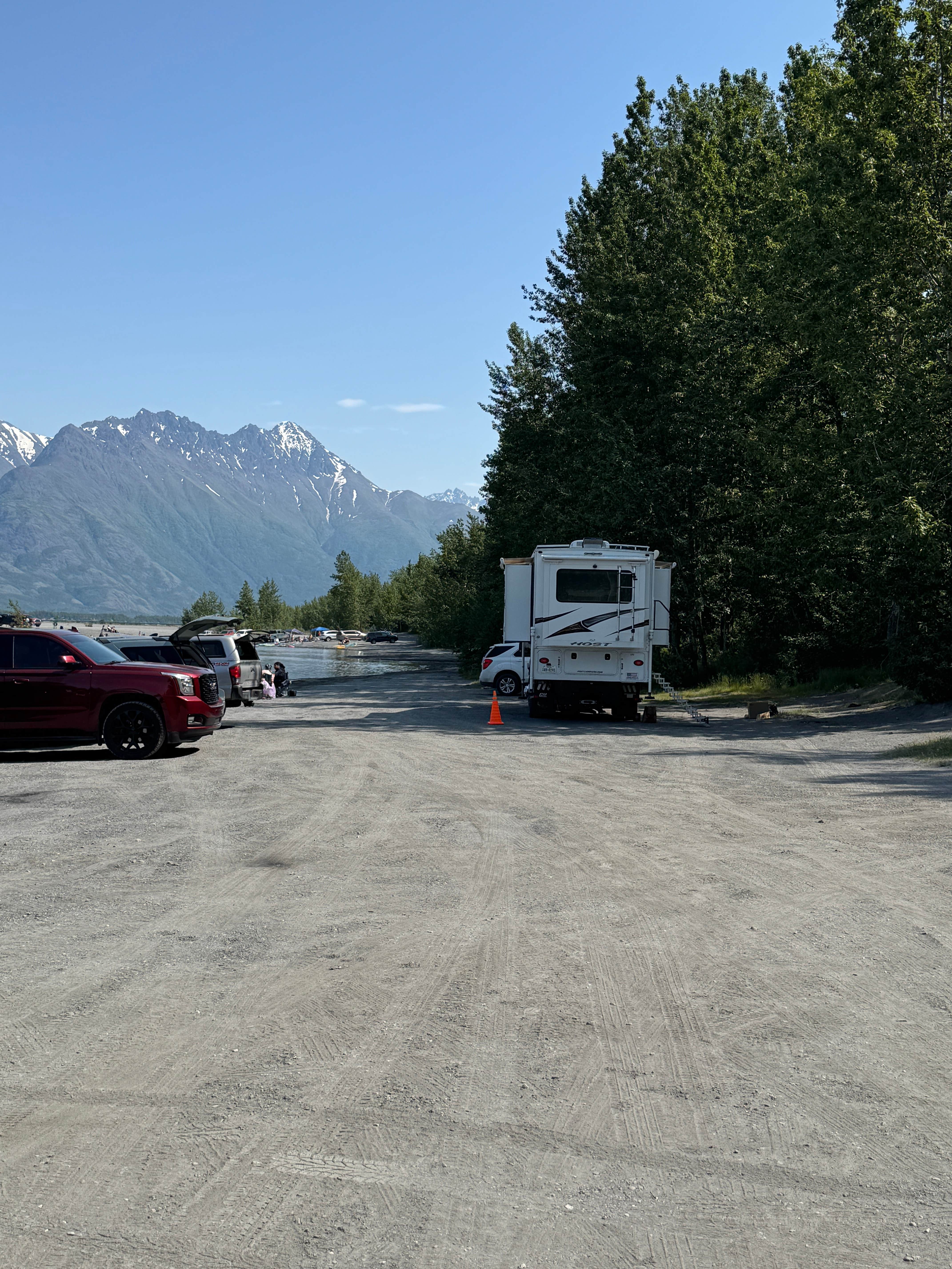 Camper-submitted photo at Knik river near Indian, AK