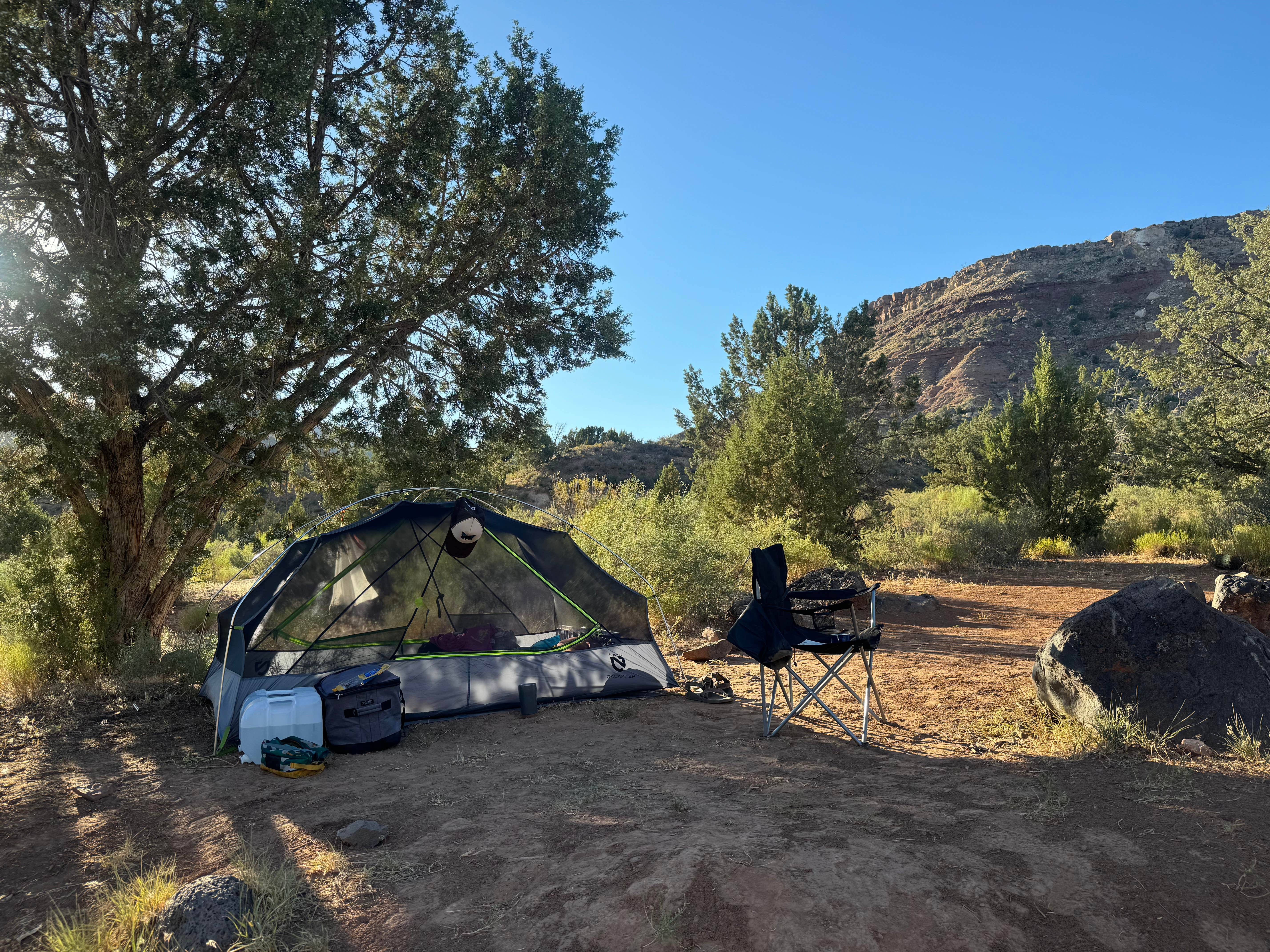 Shavit L.'s photo of tent camping at Kolob Road BLM Dispersed near Veyo, UT