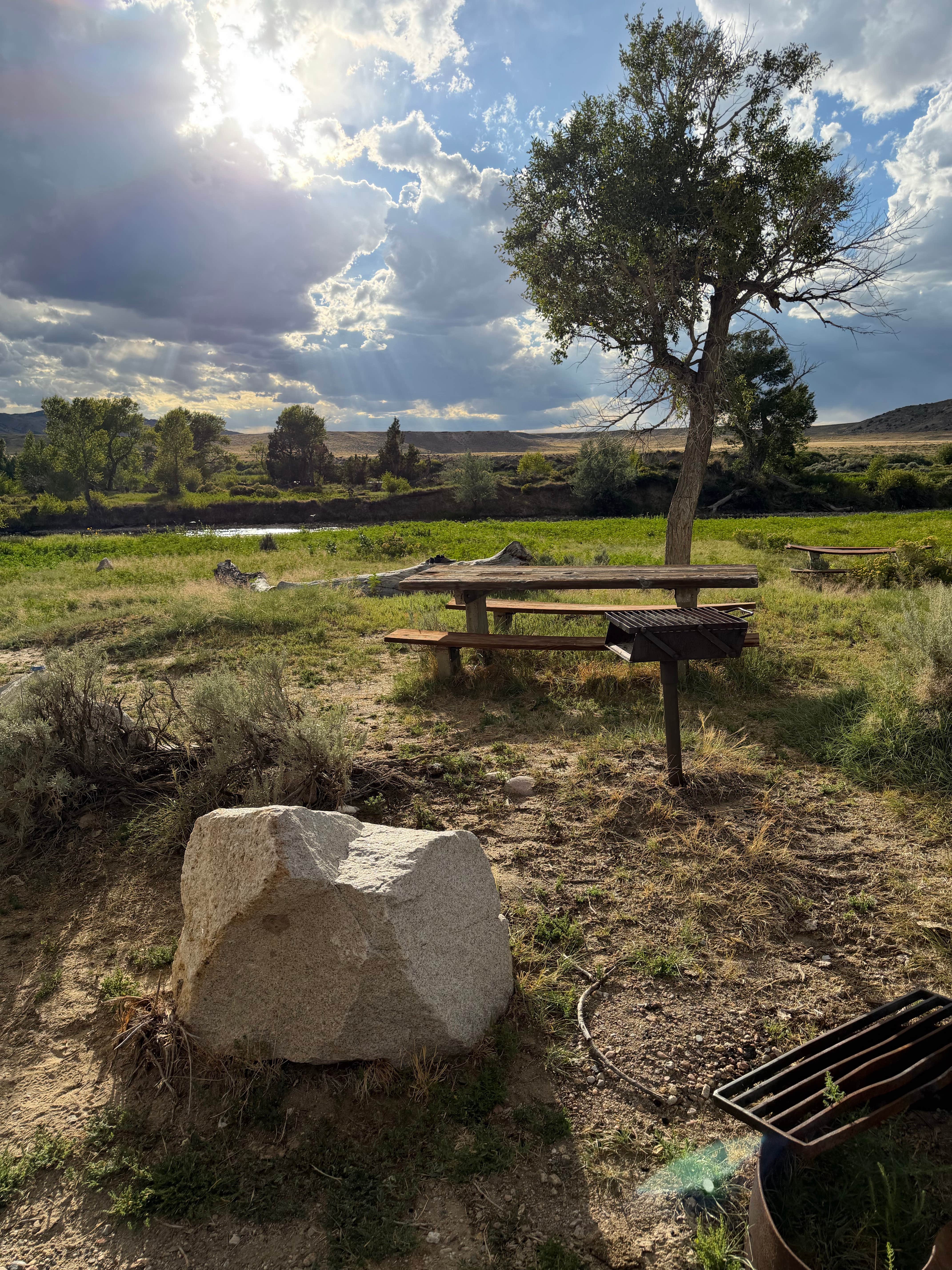 Camper-submitted photo at Kortes Reservoir Miracle Mile Dispersed near Alcova, WY