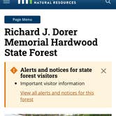Review photo of Kruger Unit - RJD Memorial Hardwood State Forest by Karissa U., August 12, 2026