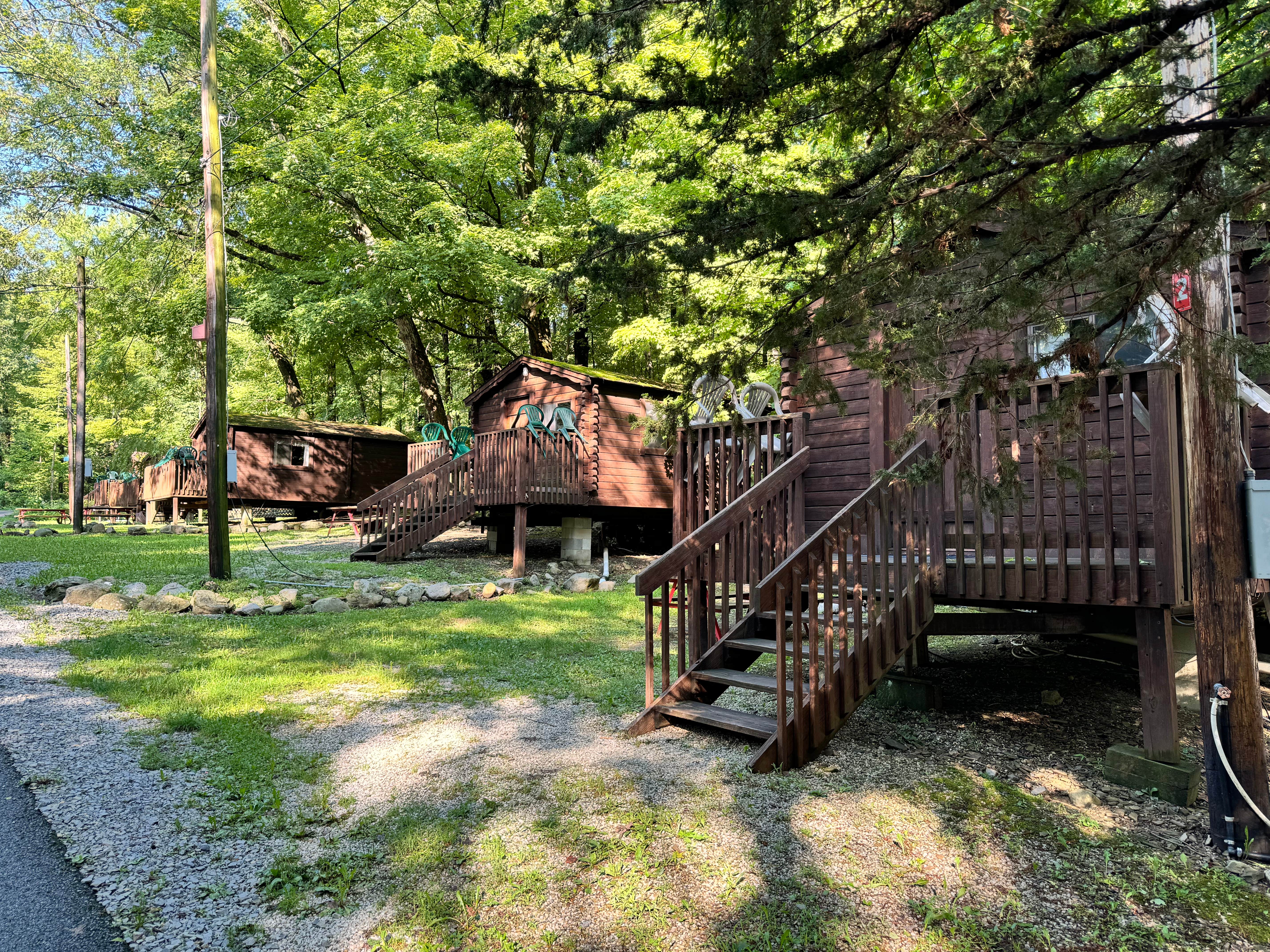 Jessica D.'s photo of a cabin at Kymers Camping Resort near Cornwall-on-Hudson, NY