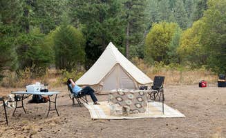 Josh W.'s photo of camping with pets at L.T. Murray Wildlife Area near Yakima, WA