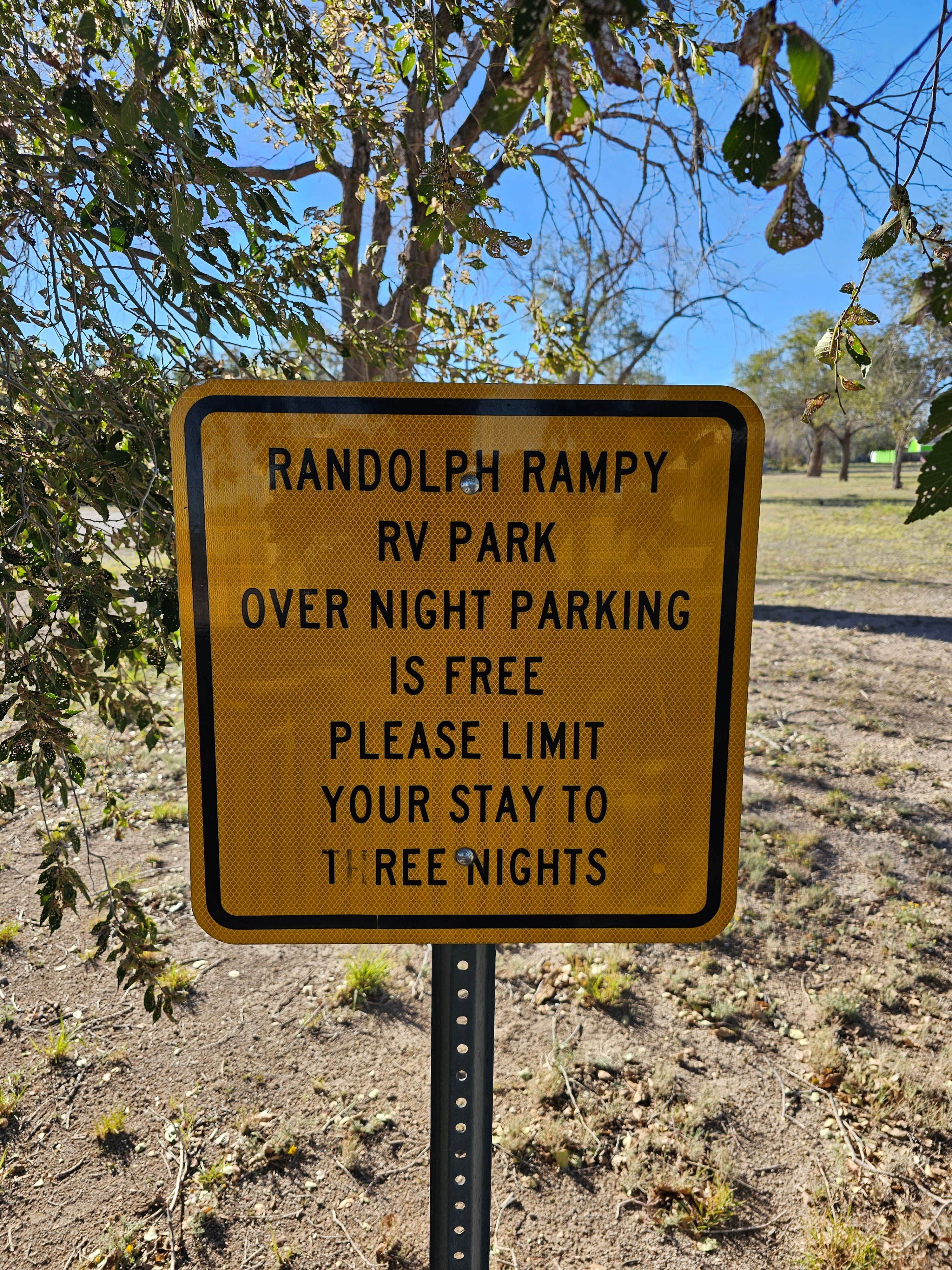 Camper-submitted photo at Lady Hall/Randolph Rampy Park near Denver City, TX
