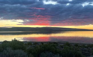 Austin R.'s photo of a dispersed camping area at Lake Abert US 395 South Pullout Dispersed Camping in Oregon