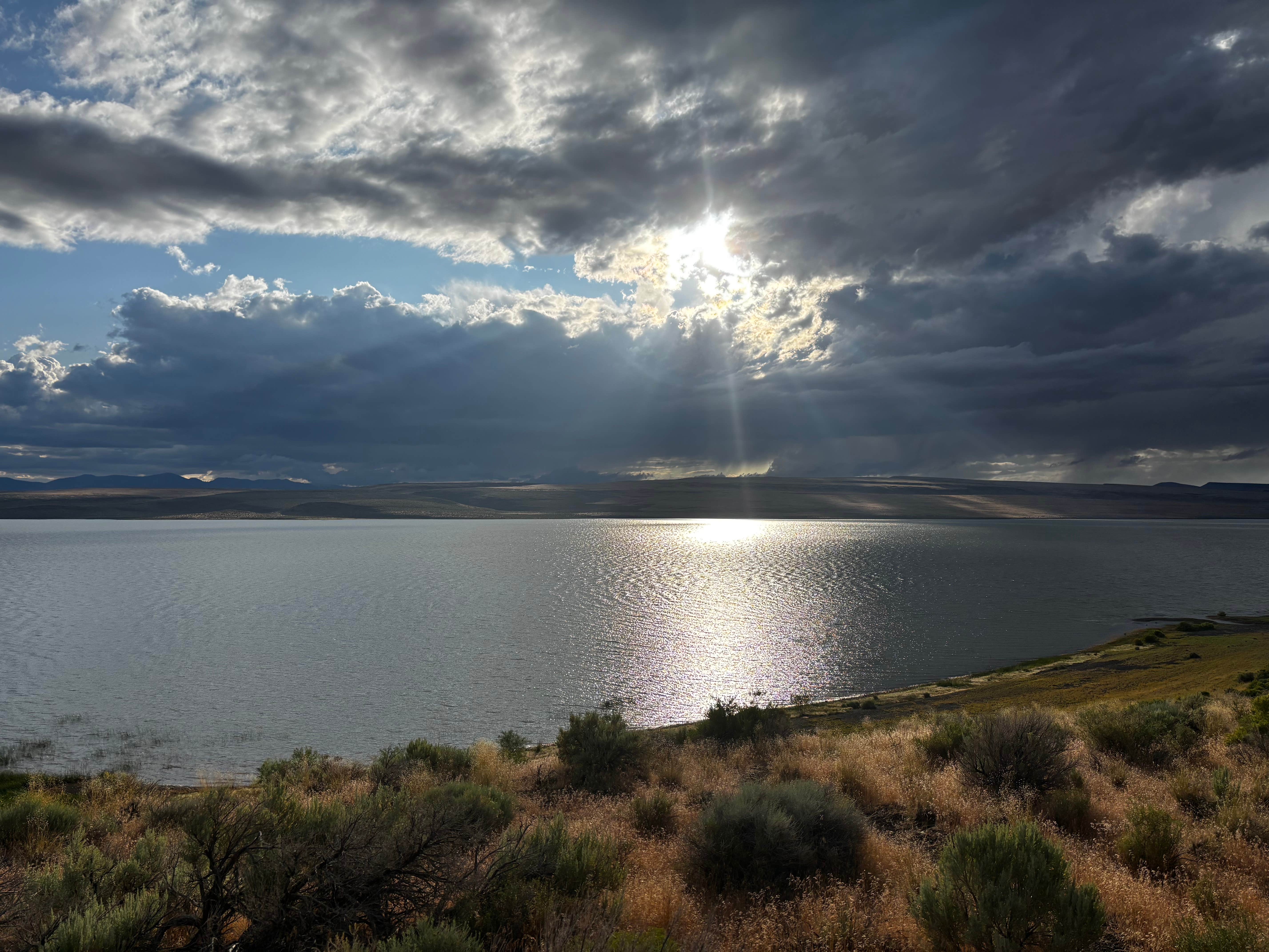 Camper-submitted photo at Lake Abert US 395 South Pullout Dispersed Camping near Plush, OR