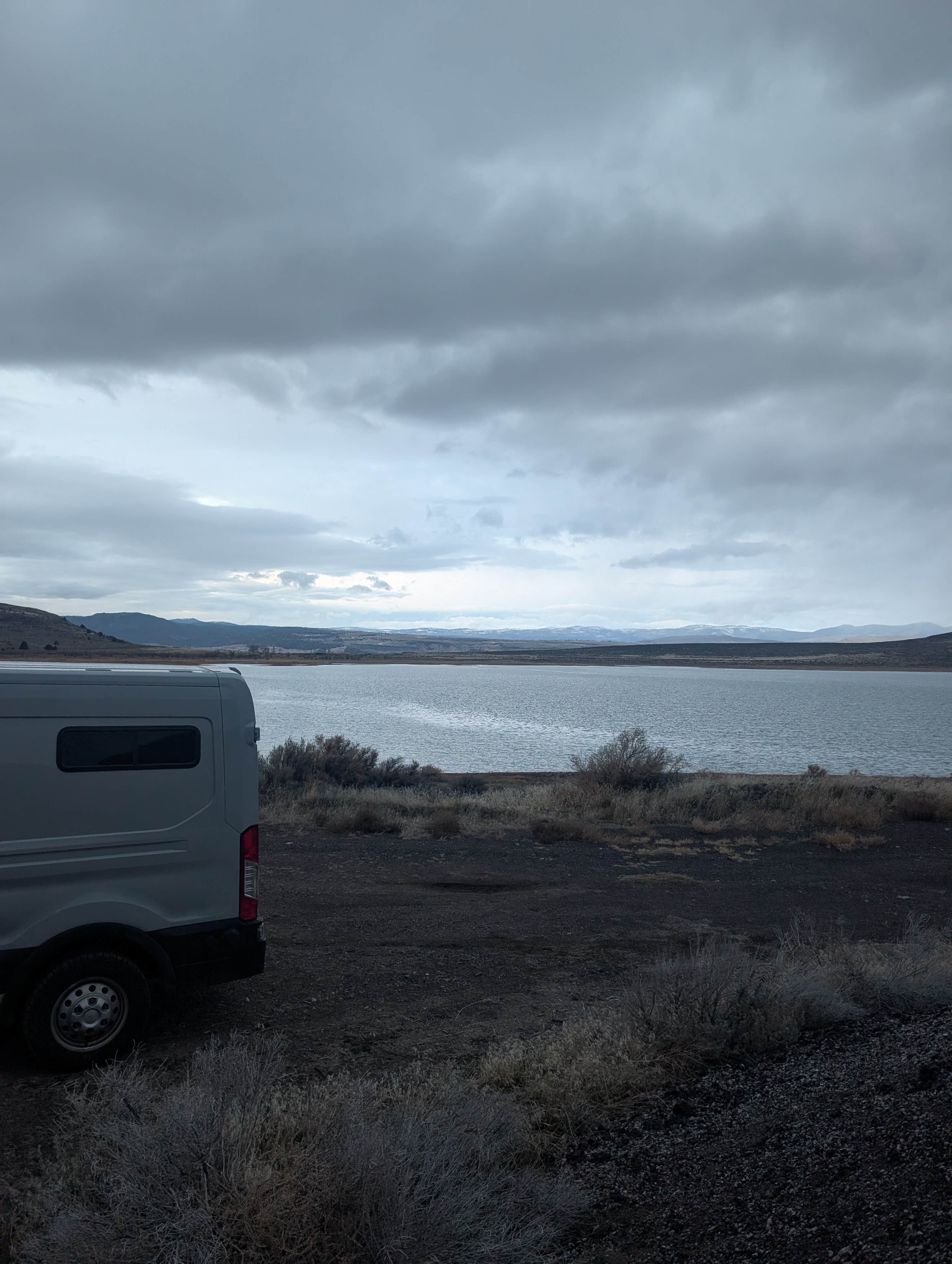 John S.'s photo of rv camping at Lake Abert US 395 South Pullout Dispersed Camping near Paisley, OR