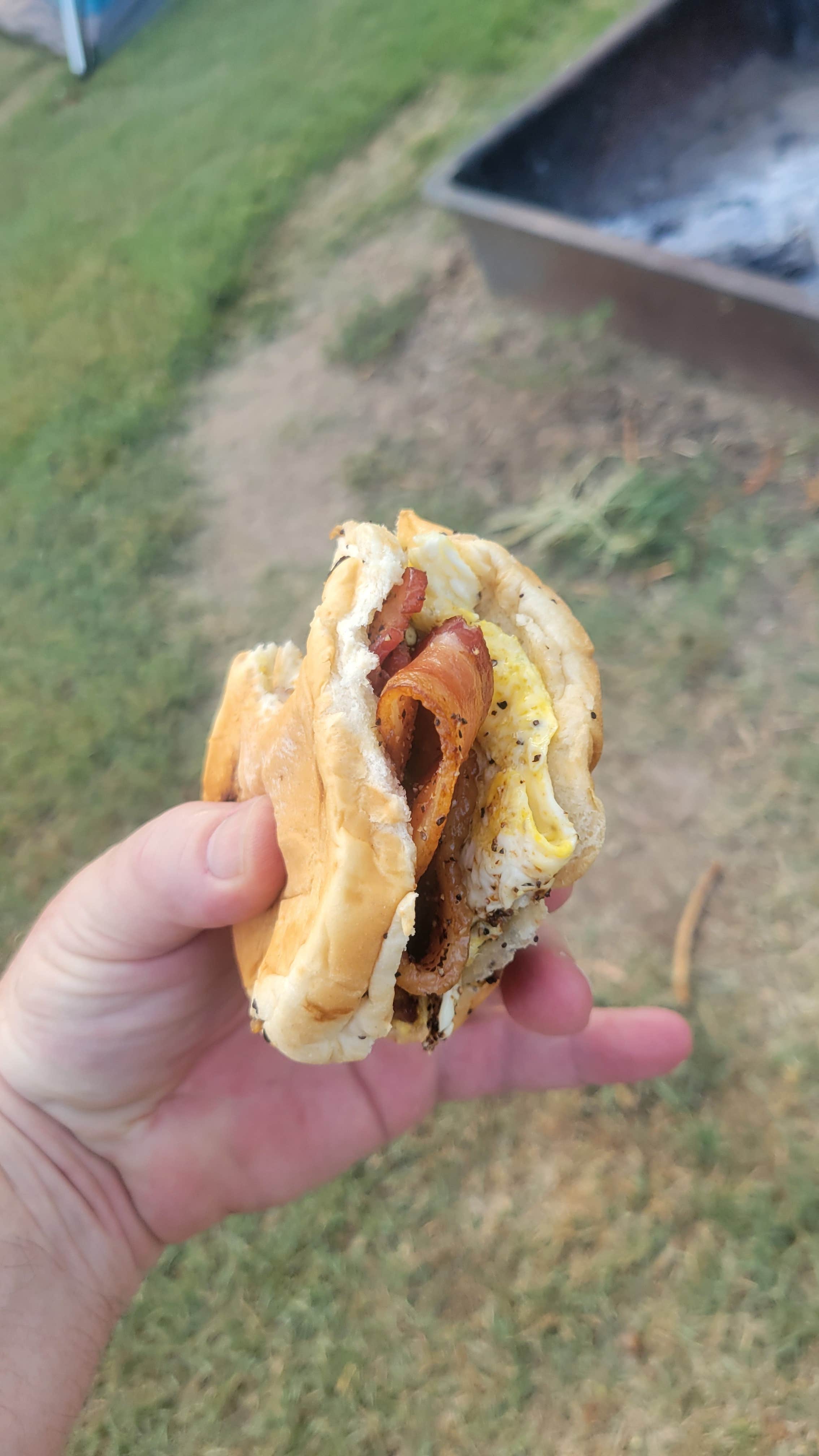 B R.'s photo of camping with pets at lake arrowhead state park near Iowa Park, TX