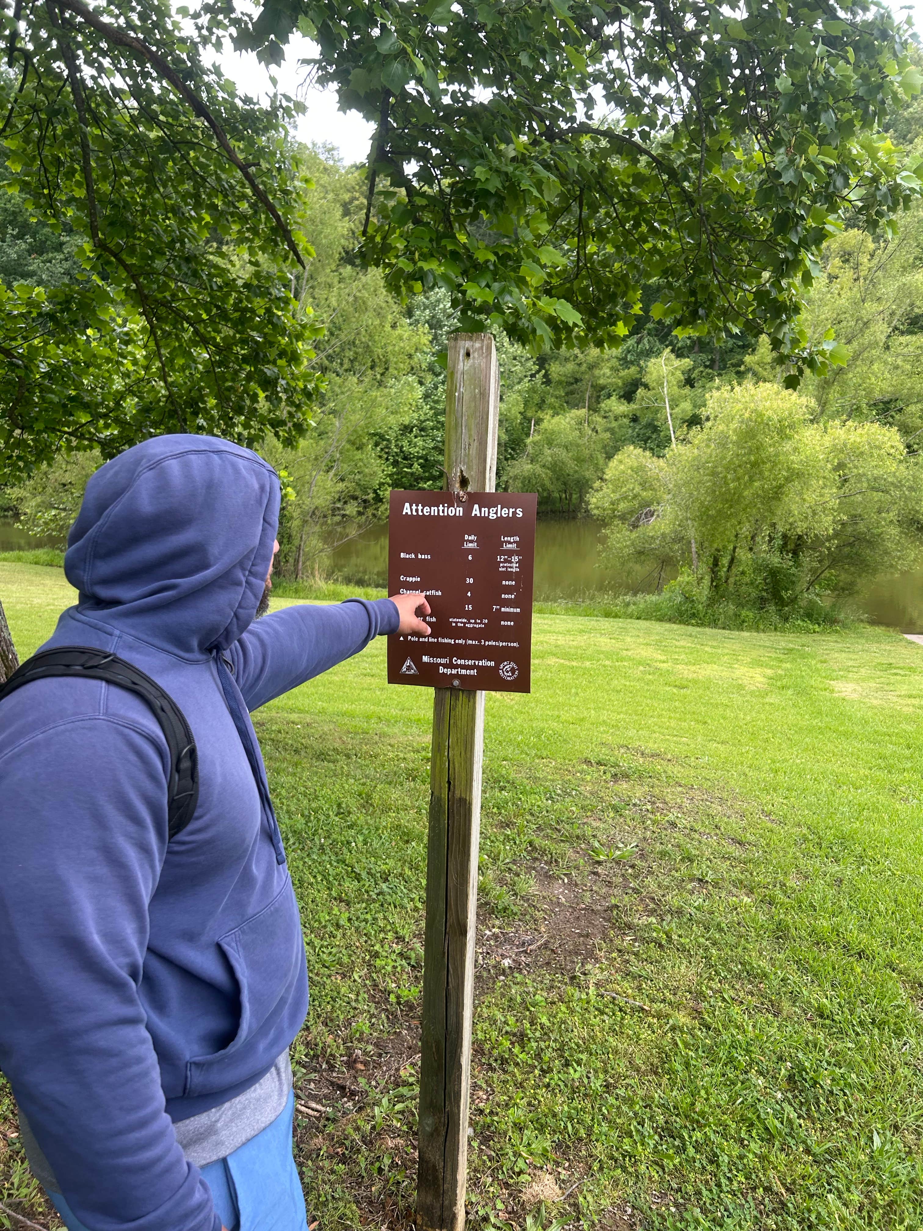 Camper-submitted photo at Lake Boutin Campground — Trail of Tears State Park near Jackson, MO
