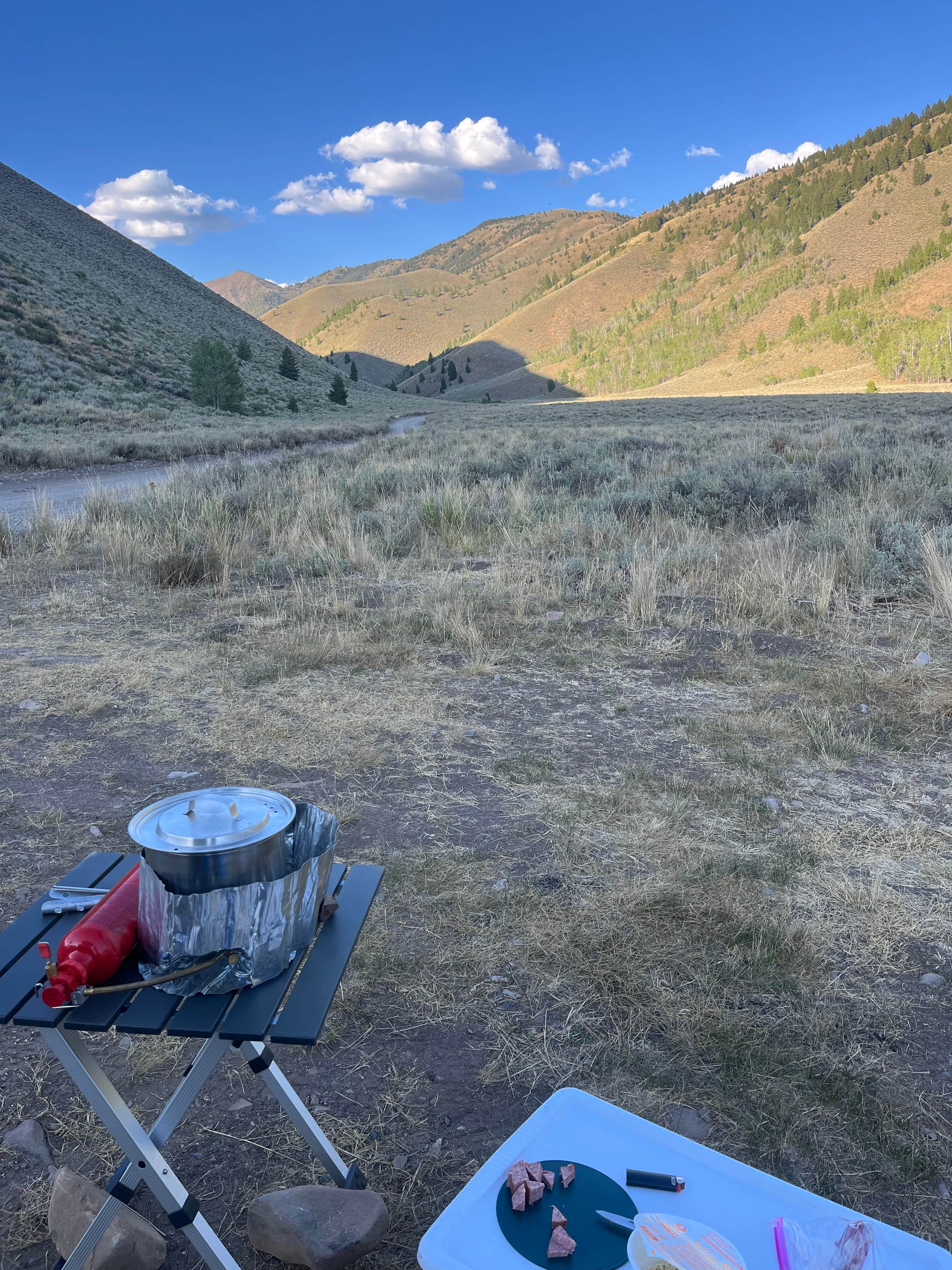 Sam S.'s photo of a dispersed camping area at Lake Creek Rd Dispersed near Corral, ID